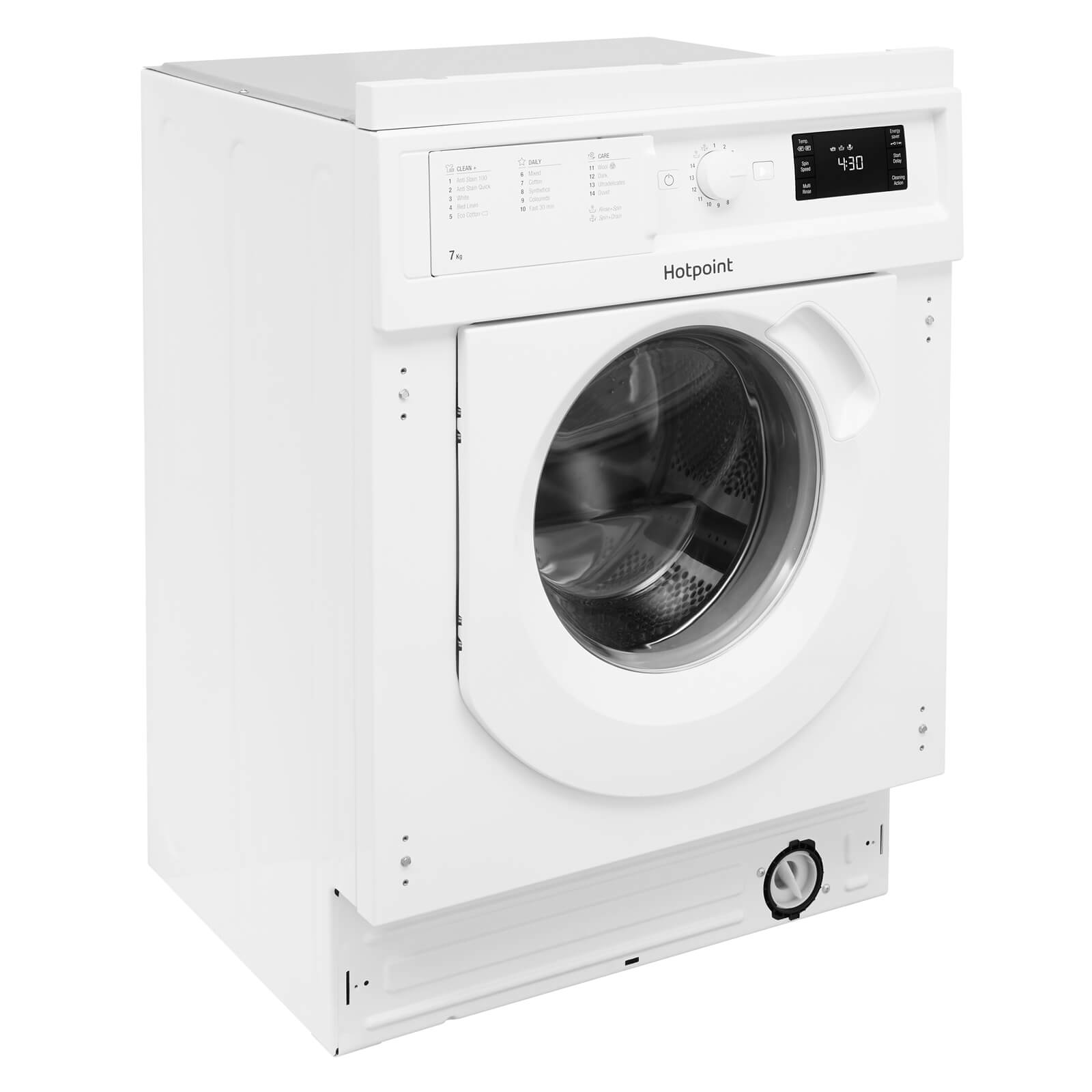 Hotpoint BI WMHG 71284 UK Integrated Washing Machine - White