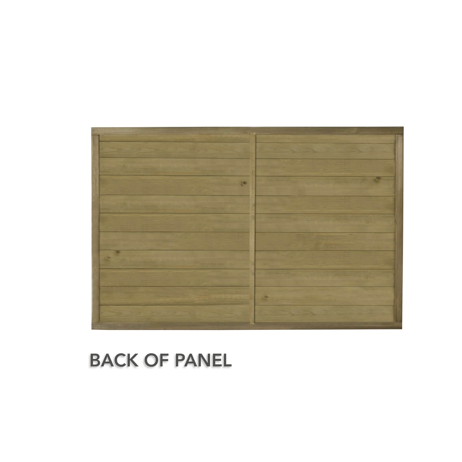 Horizontal Tongue & Groove Fence Panel - 4ft - Pack of 4