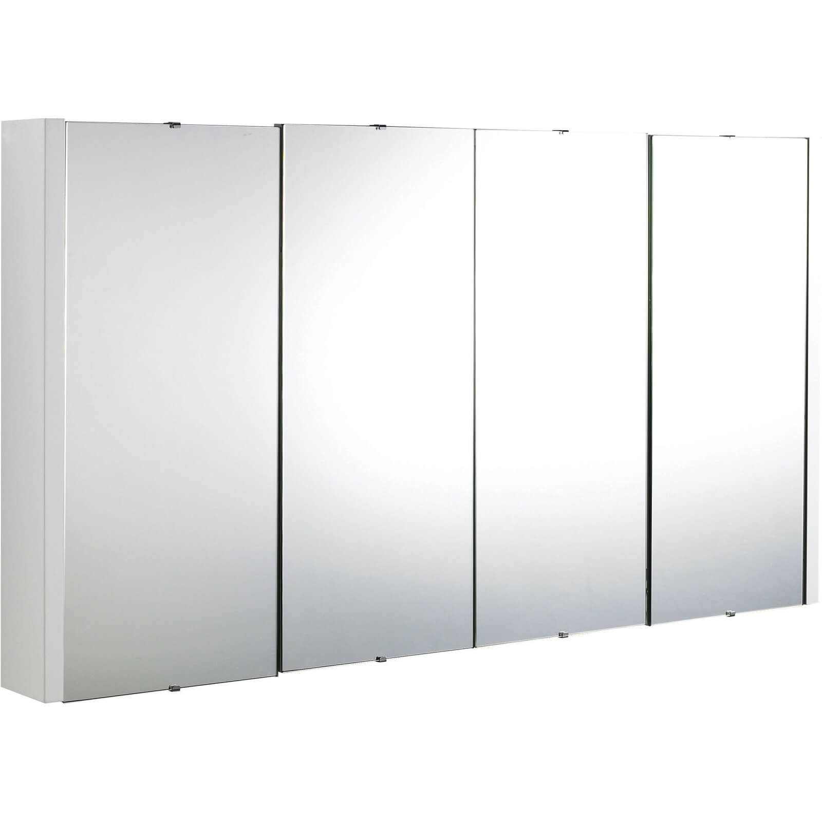 Balterley Bianca 1200mm Mirror Cabinet - Gloss White