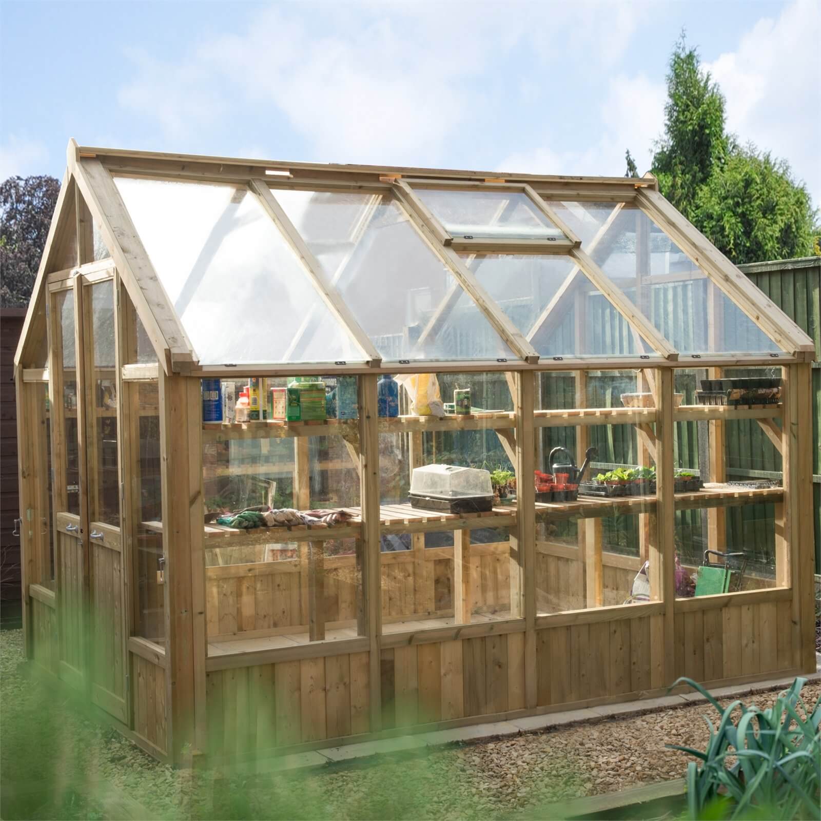 Forest 10 x 8ft Vale Greenhouse - Installation Included