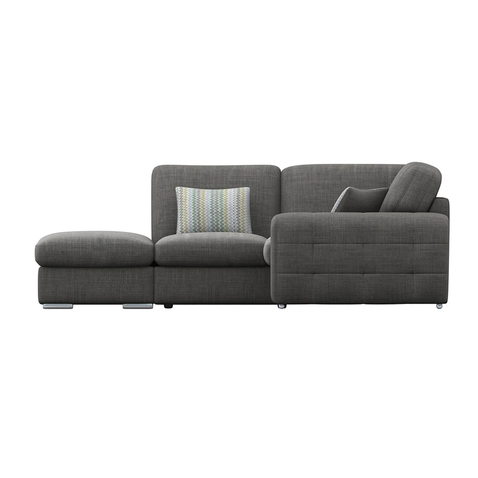 Amethyst Lefthand Corner Sofa - Slate