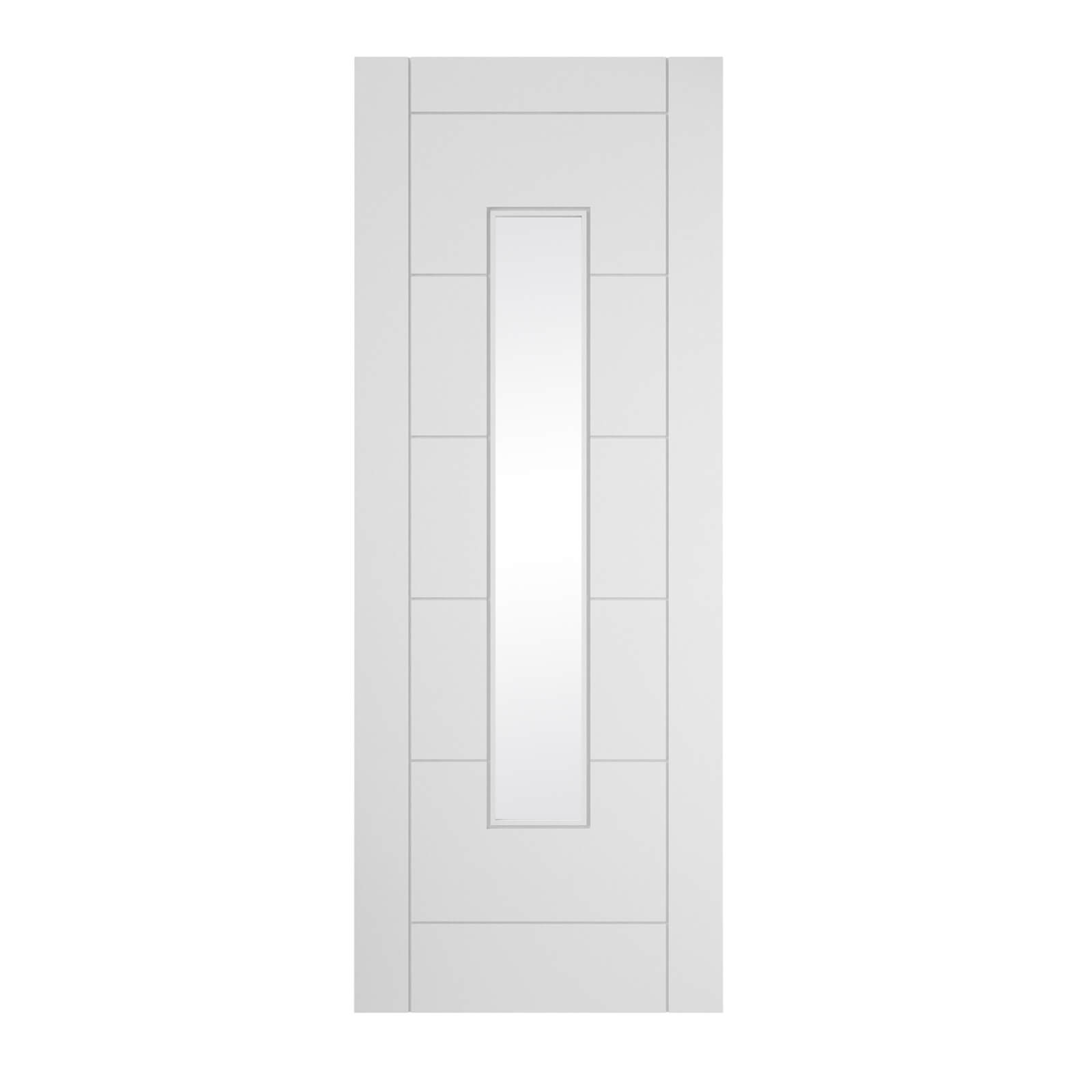 Ladder White Primed Clear Glazed Interior Door 1981 x 762mm