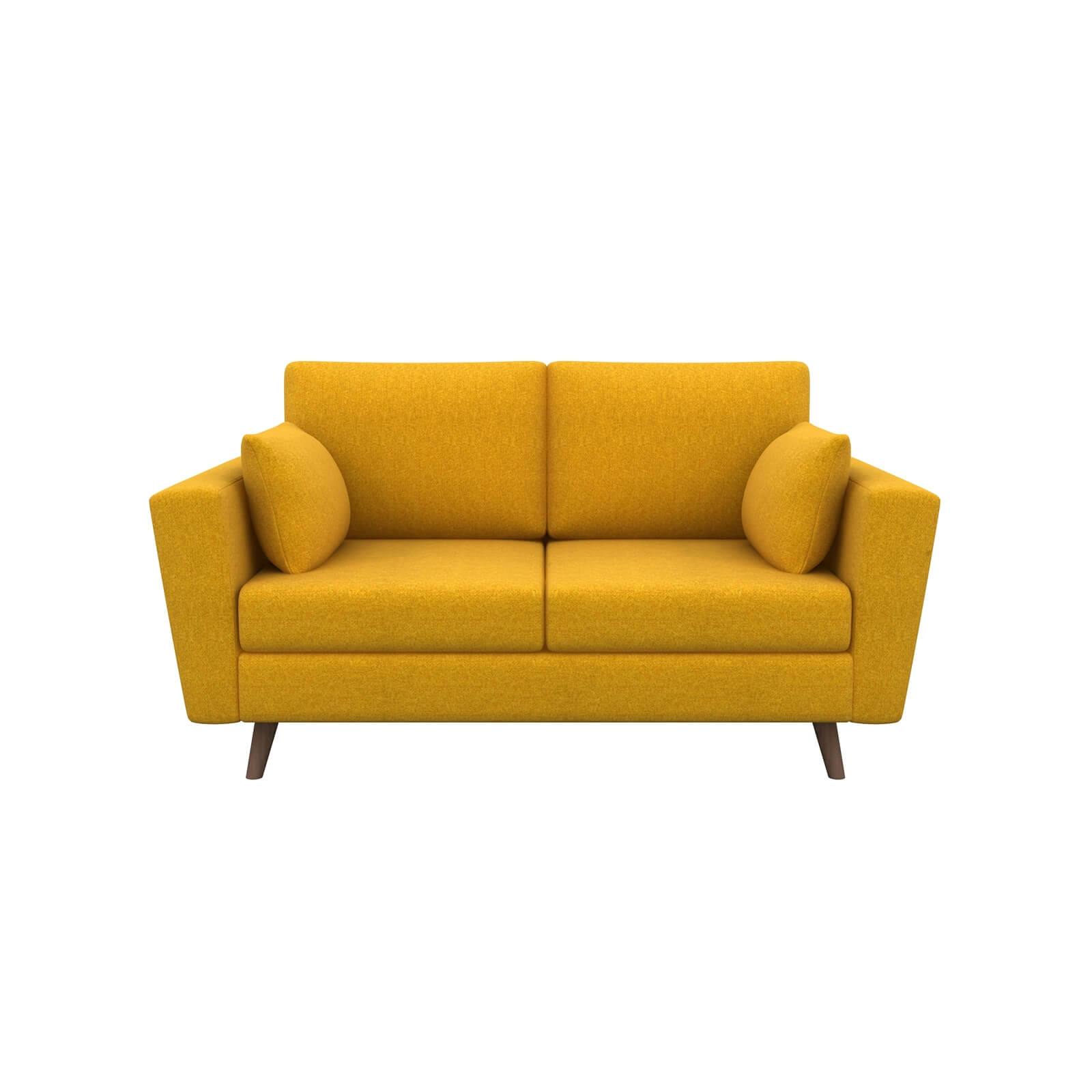 Lucia 2 Seater Sofa - Mustard