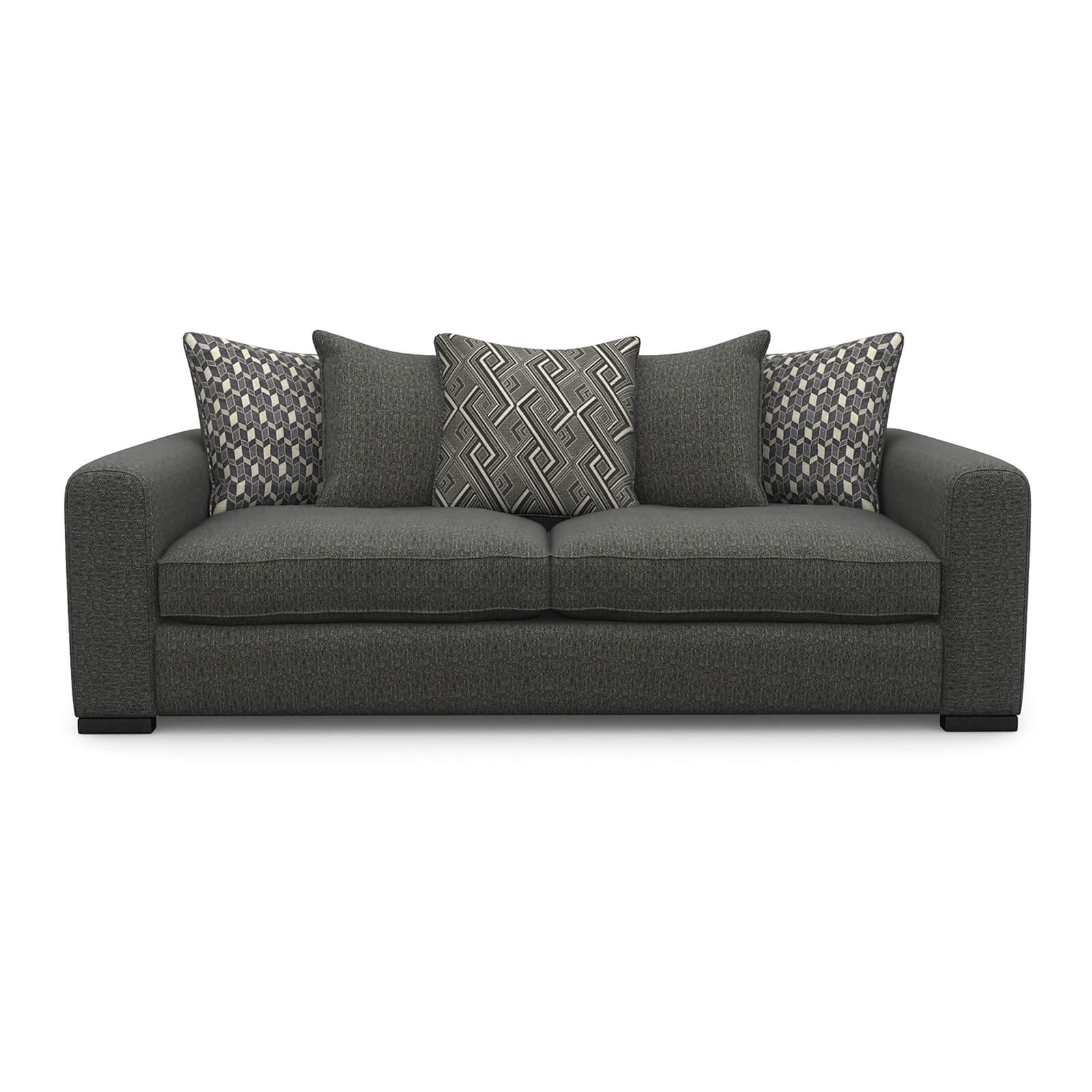 Lewis 3 Seater Sofa - Charcoal