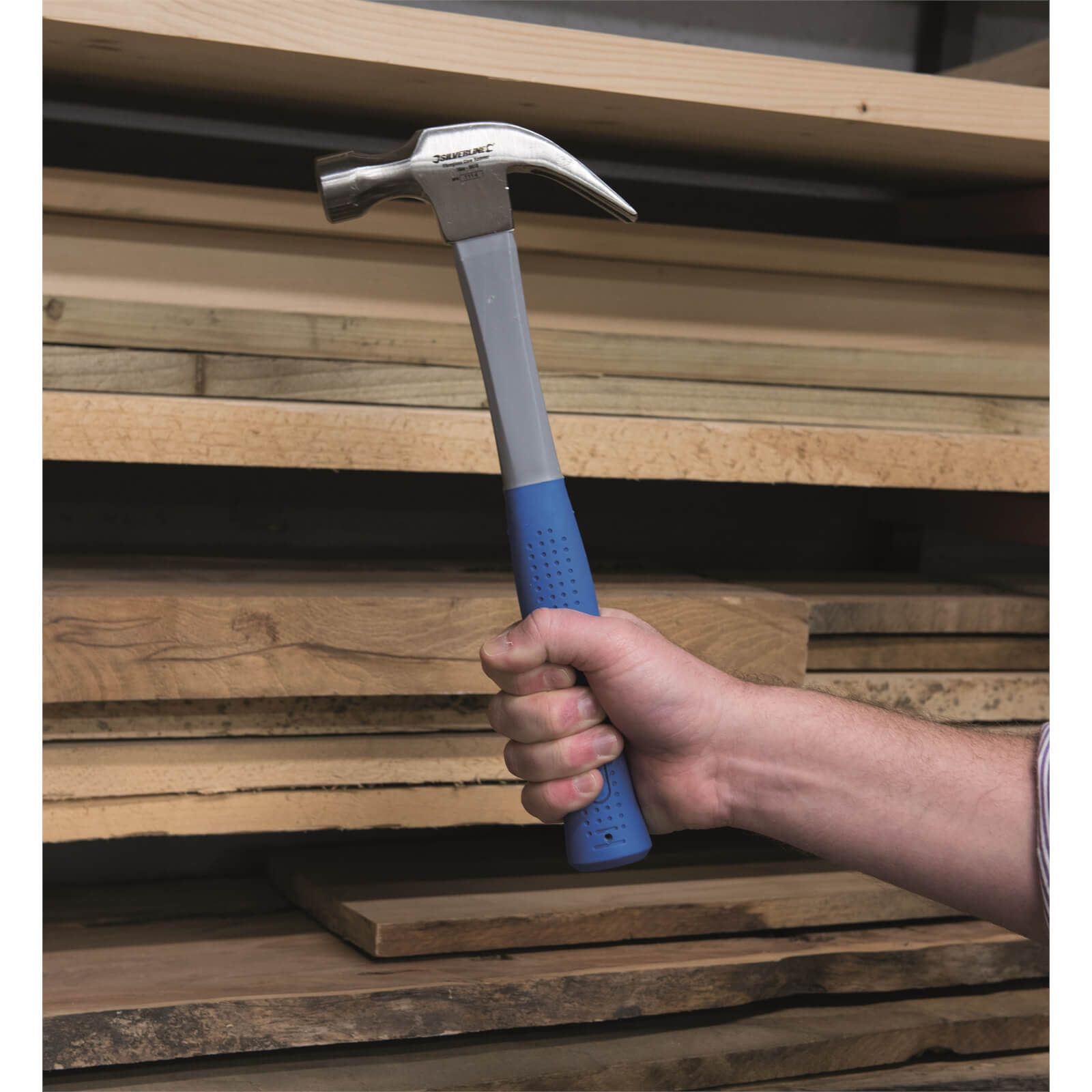 Silverline Fibreglass Claw Hammer - 16oz (454g)