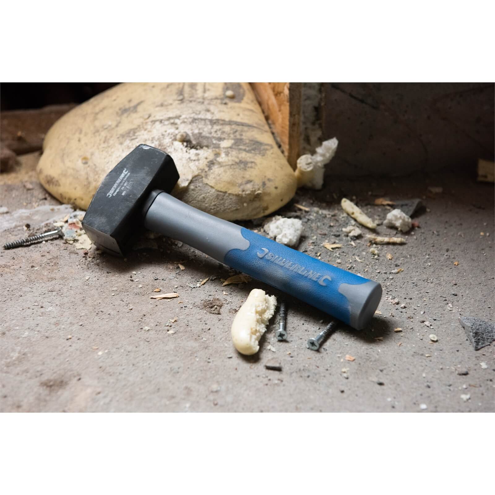 Silverline Fibreglass Lump Hammer - 2lb (0.91kg)