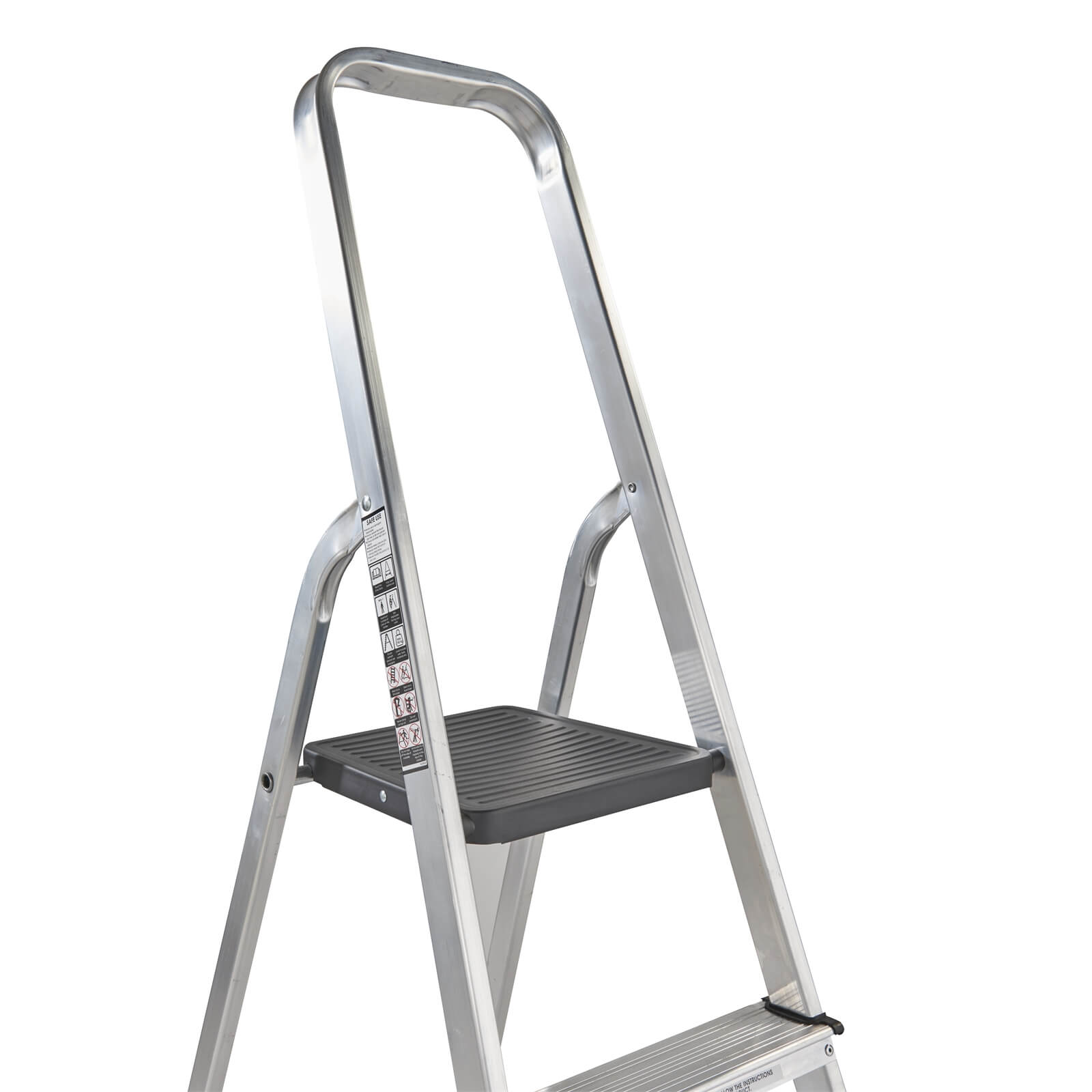 Werner High Handrail Step Ladder - 8 Tread