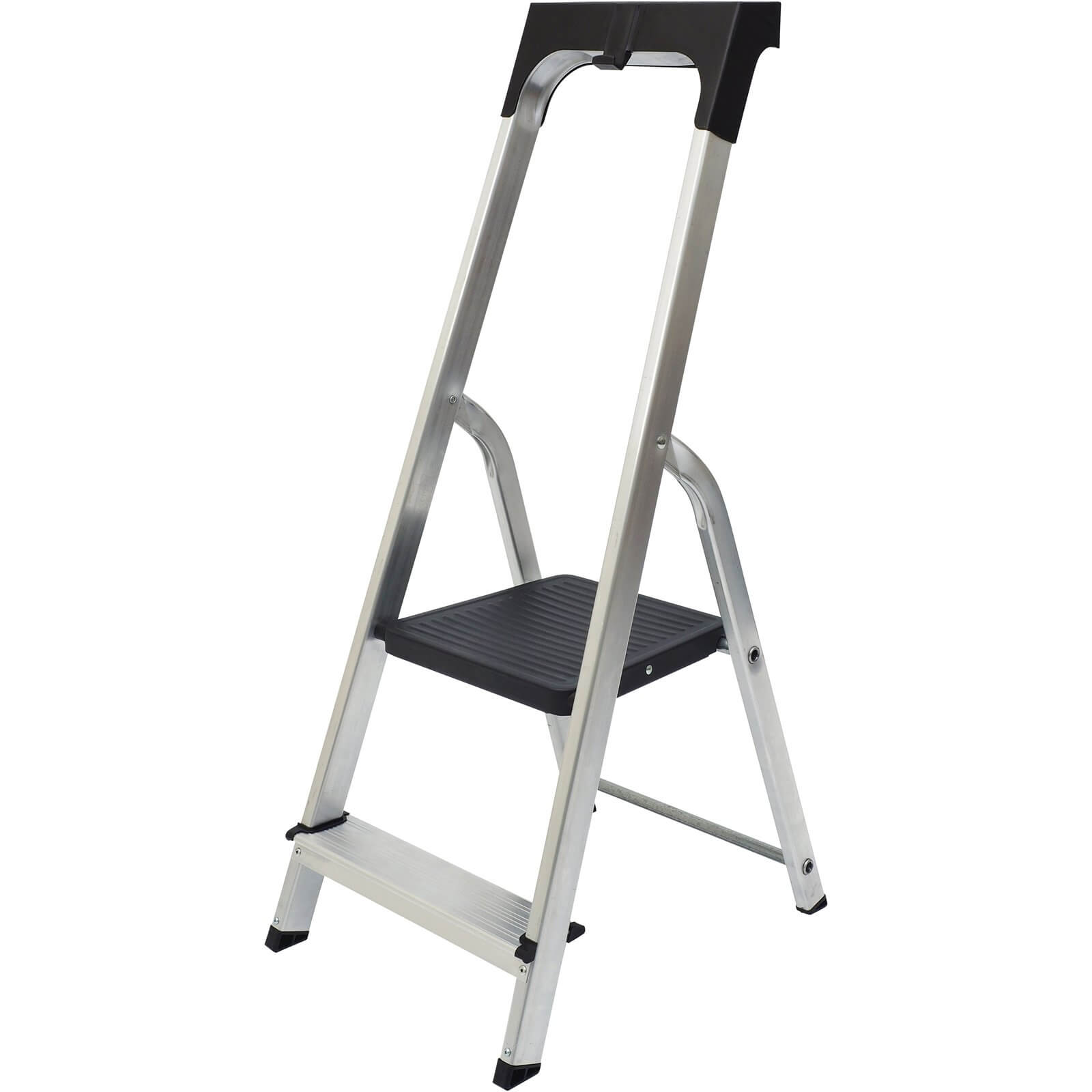 Werner High Handrail Step Ladder with Tool Tray - 2 Tread