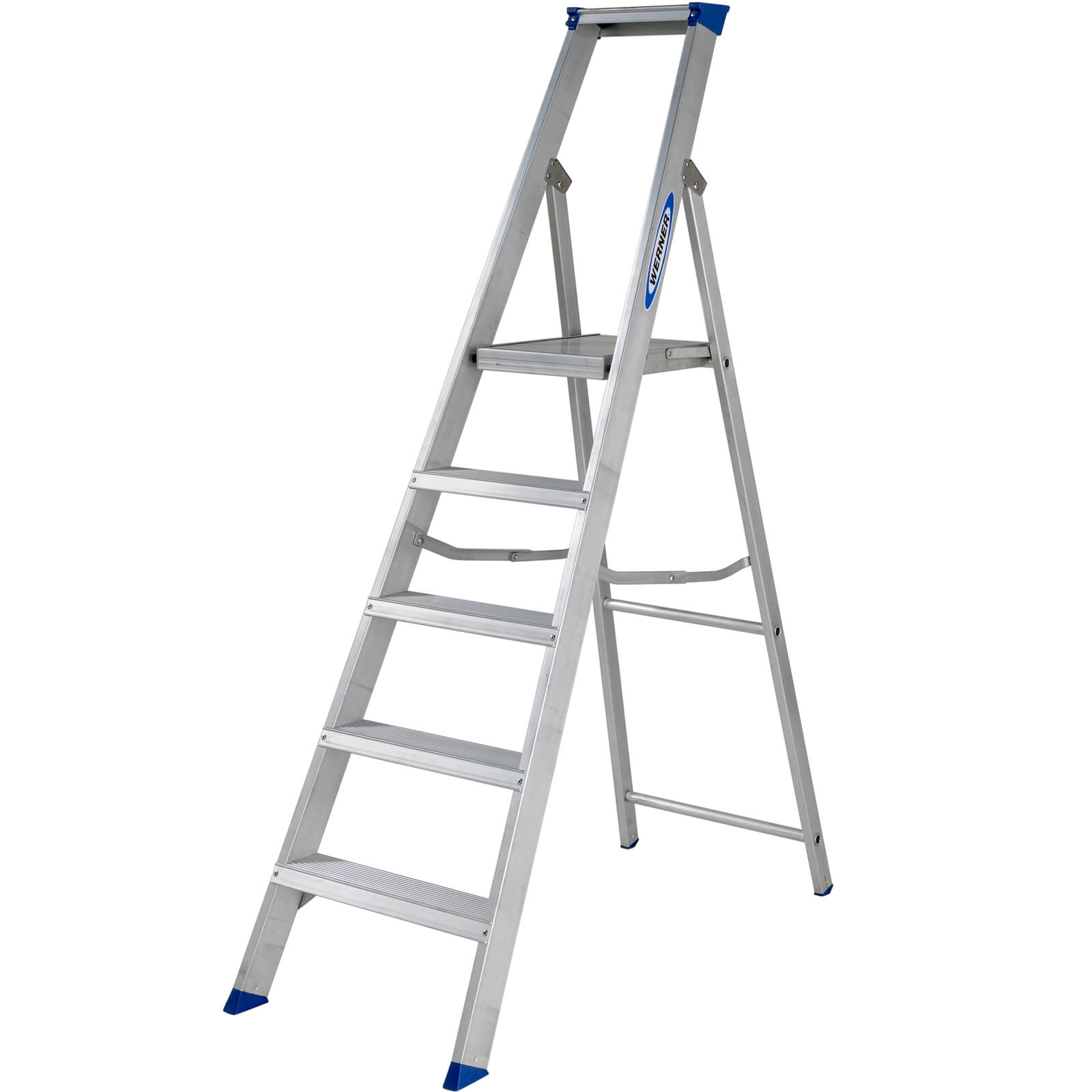 Werner MasterTrade Platform Step Ladder - 5 Tread