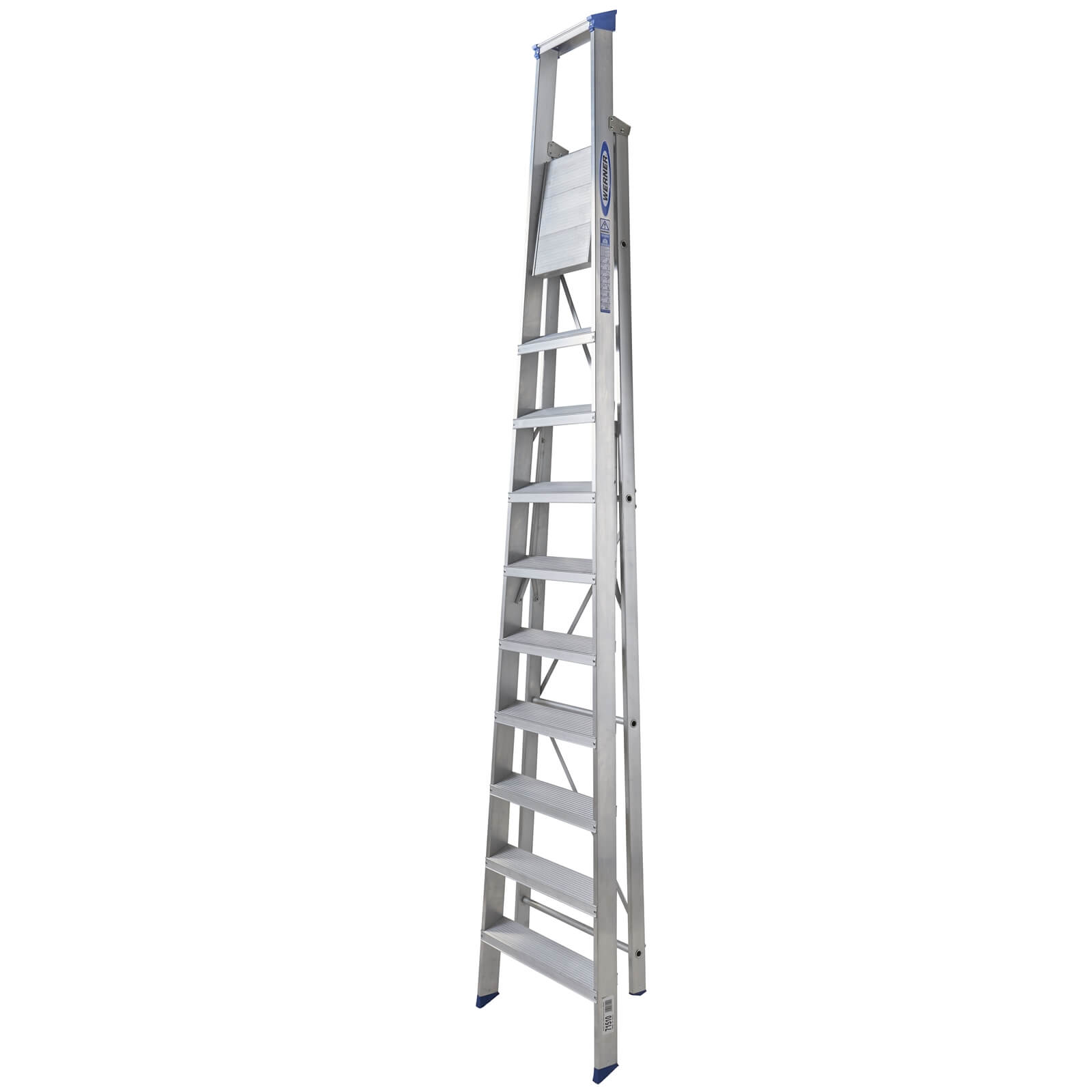 Werner MasterTrade Platform Step Ladder - 10 Tread