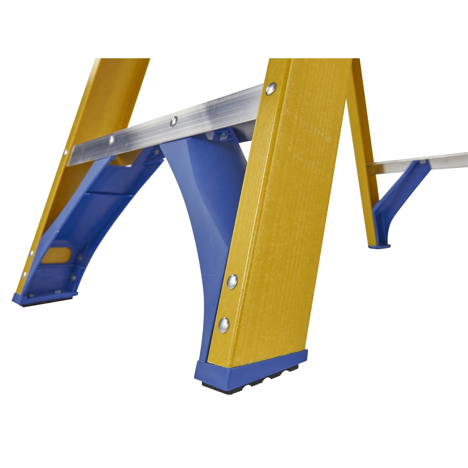 Werner Fibreglass Platform Step Ladder - 3 Tread