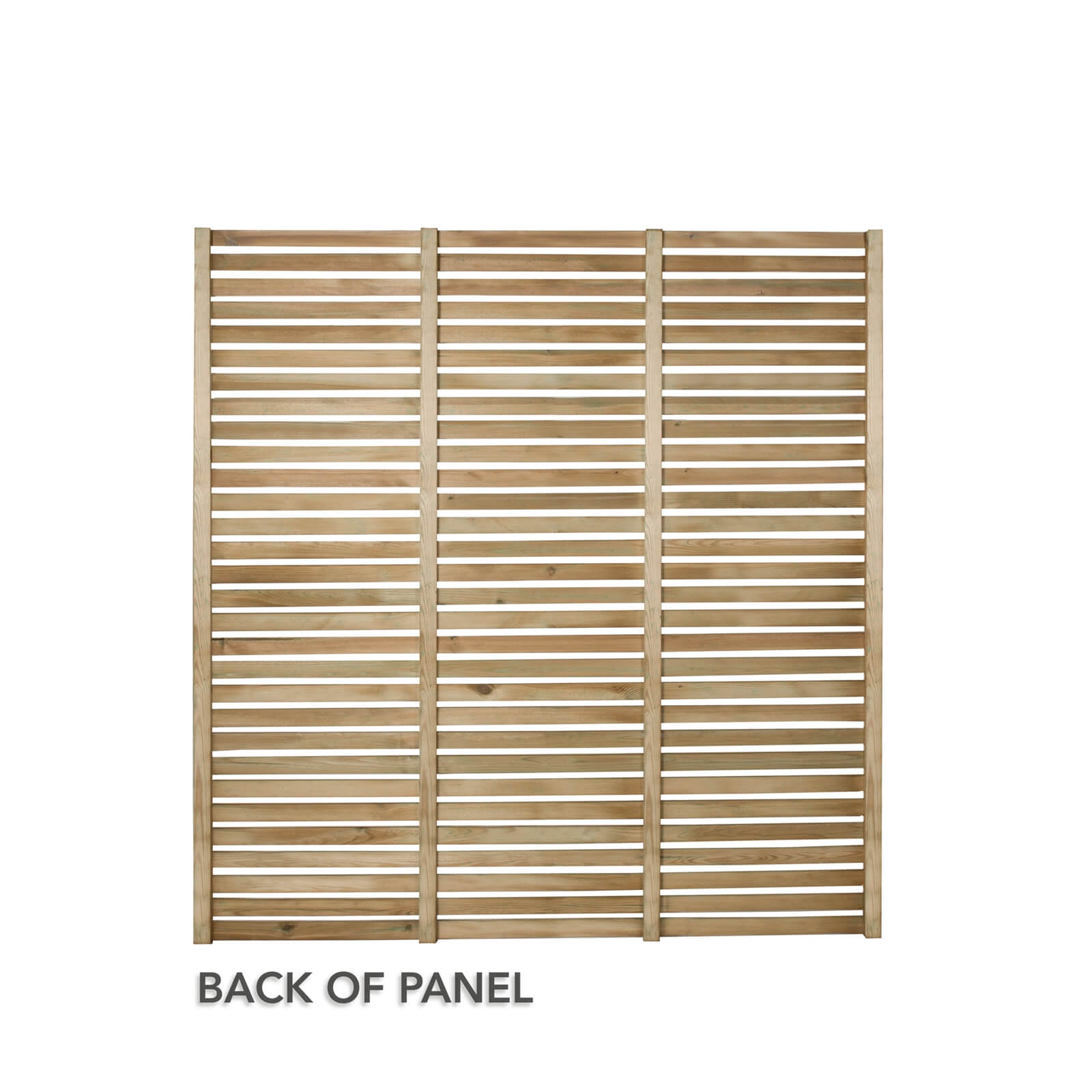 Forest Slatted Fence Panel - 6ft - Pack of 3
