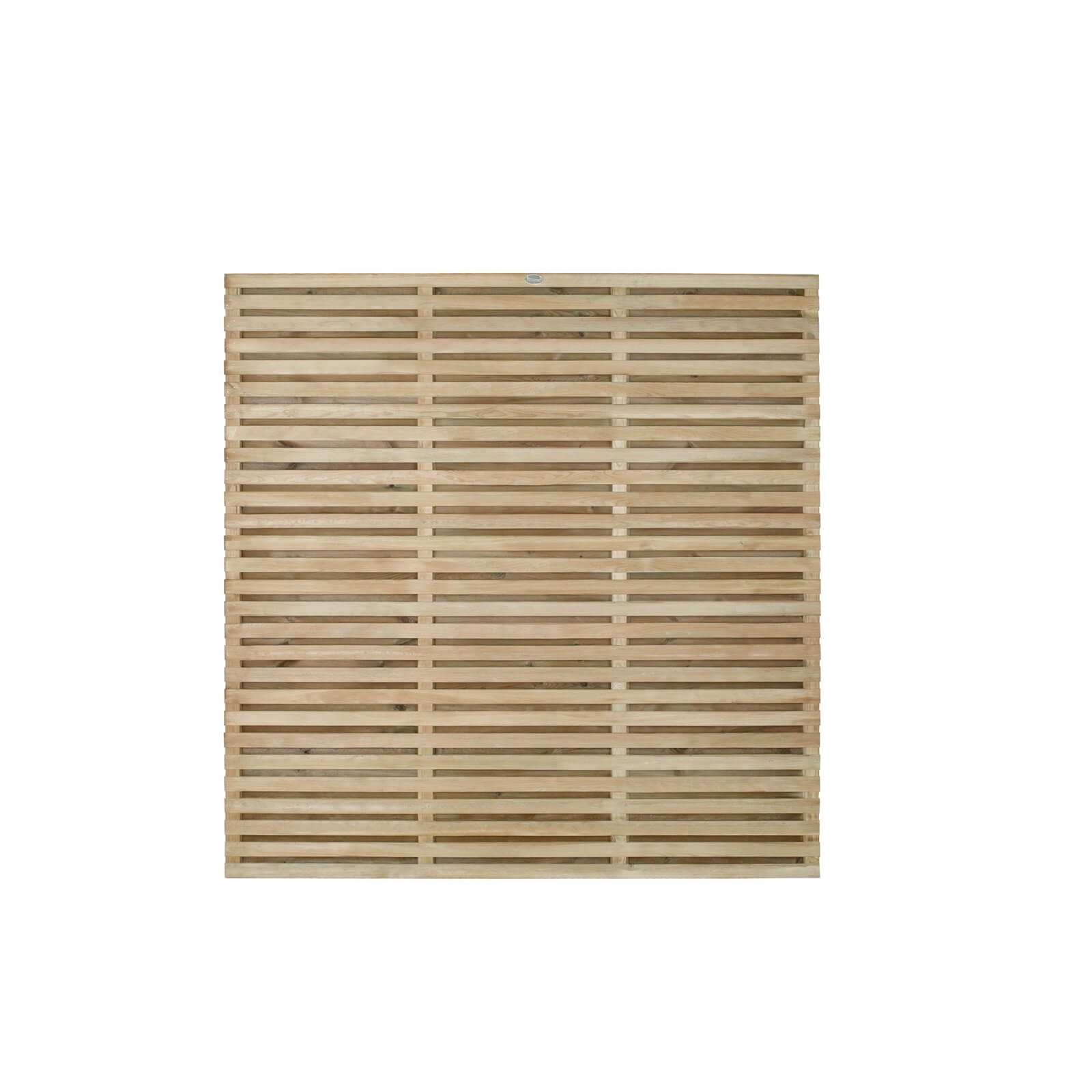 Forest Double Forest Slatted Fence Panel - 6ft - Pack of 5