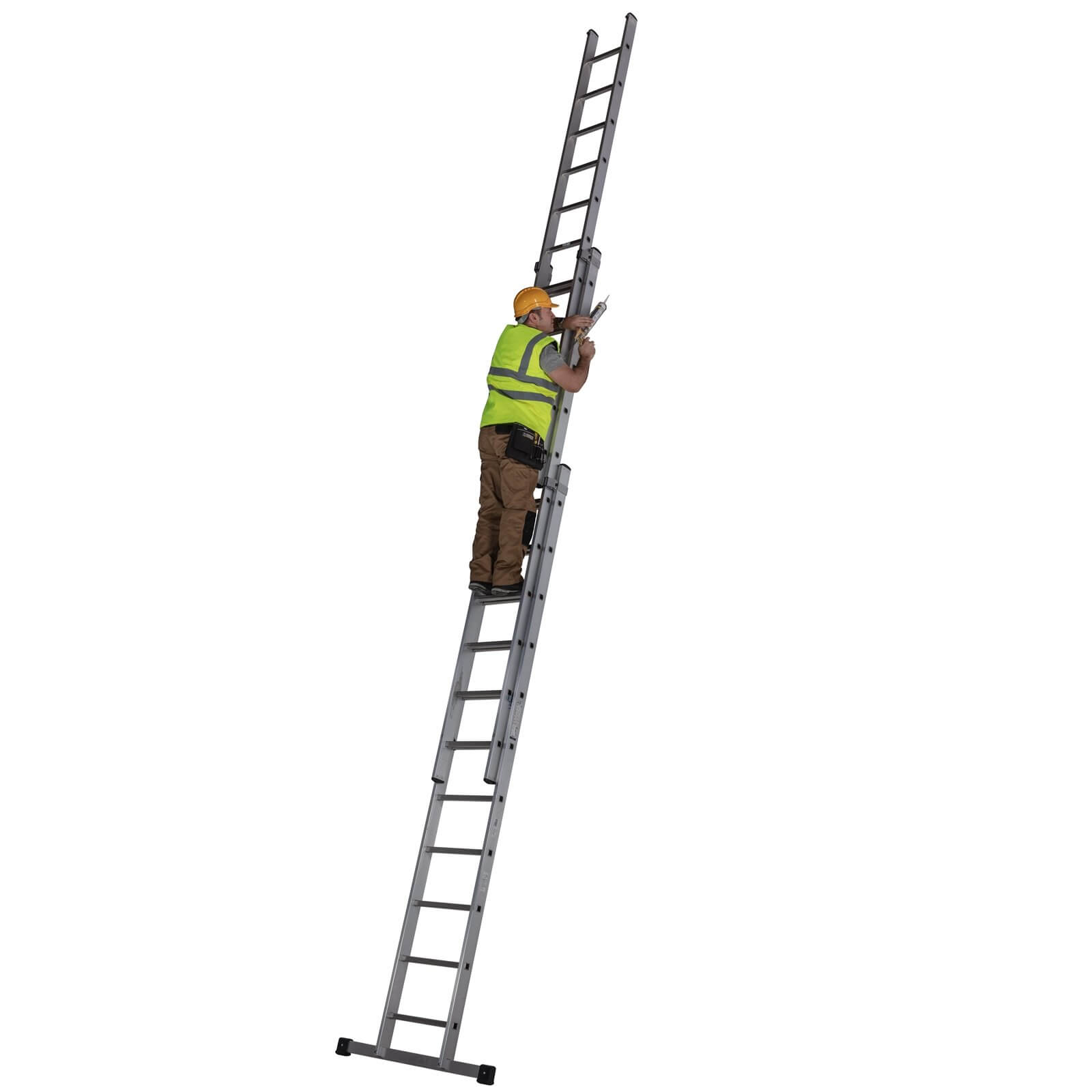 Werner Square Rung Extension Ladder - 3.38m Triple
