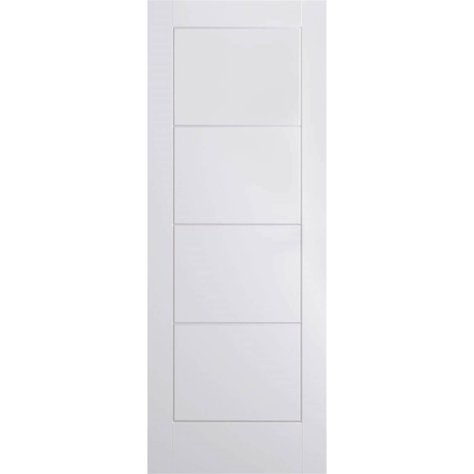 Ladder Internal Primed White 4 Panel Door - 686 x 1981mm