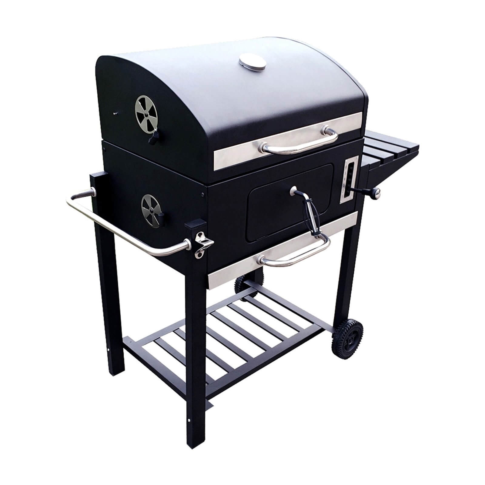 Charles Bentley American Large Portable Charcoal BBQ with 60 x 45cm Cooking Area