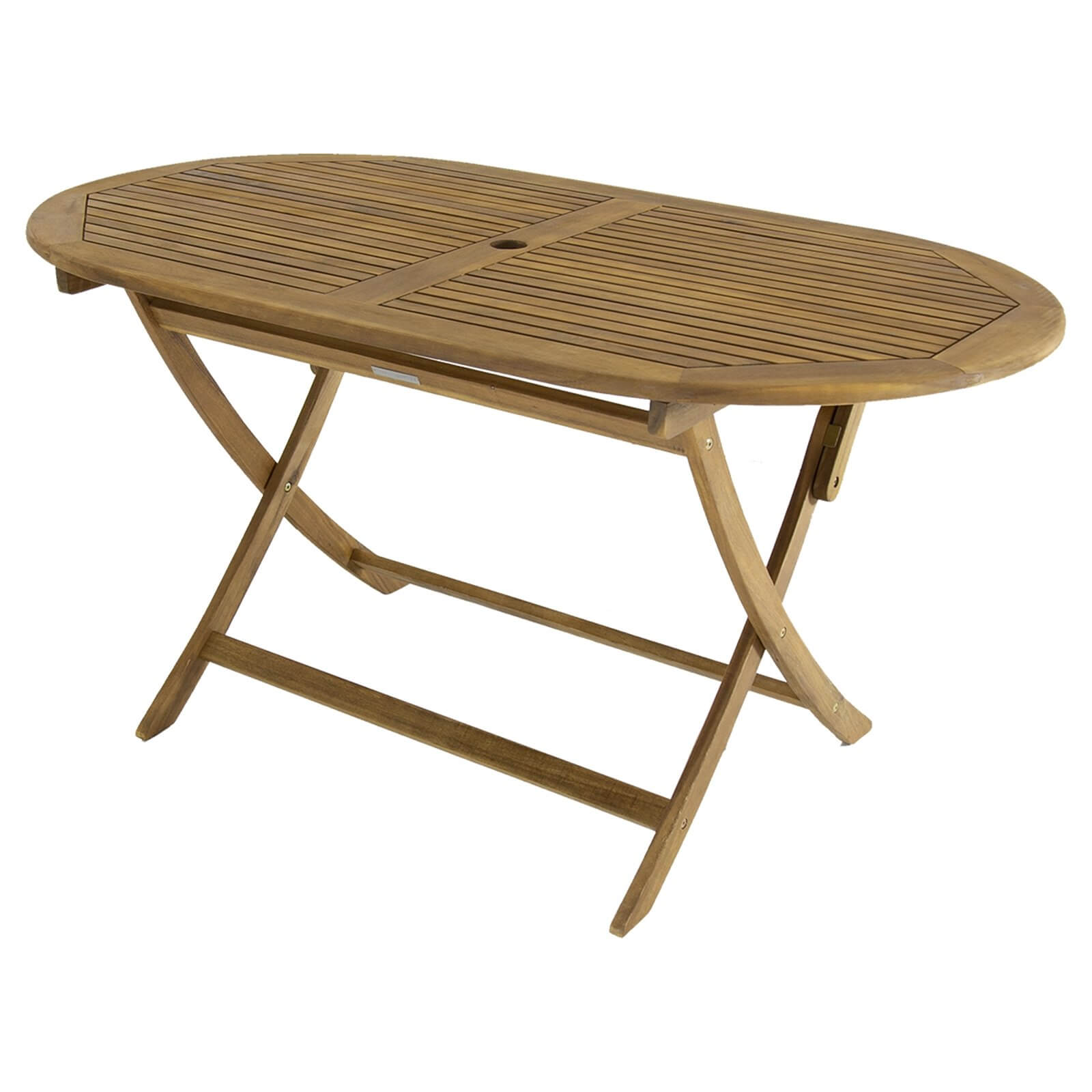 Charles Bentley Wooden FSC Acacia Furniture Oval Table