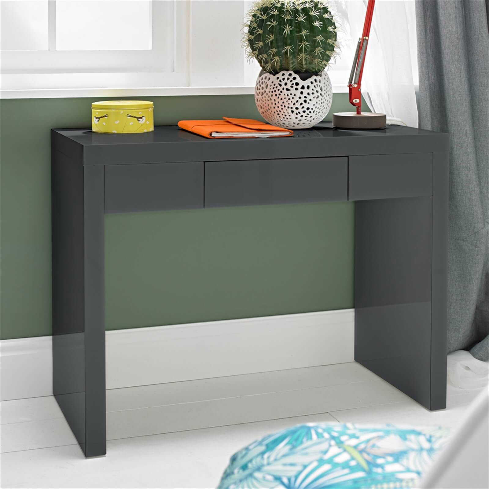 Puro Dressing Table - Charcoal