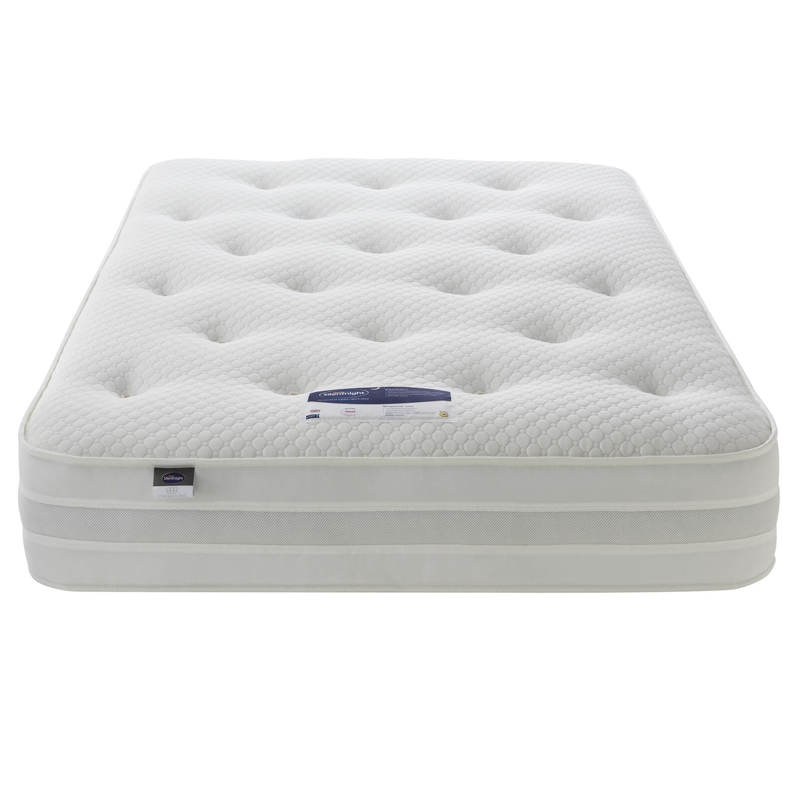 Silentnight Eco Comfort 1200 Pocket Divan Bed 4 Drawer - Slate Grey - Double