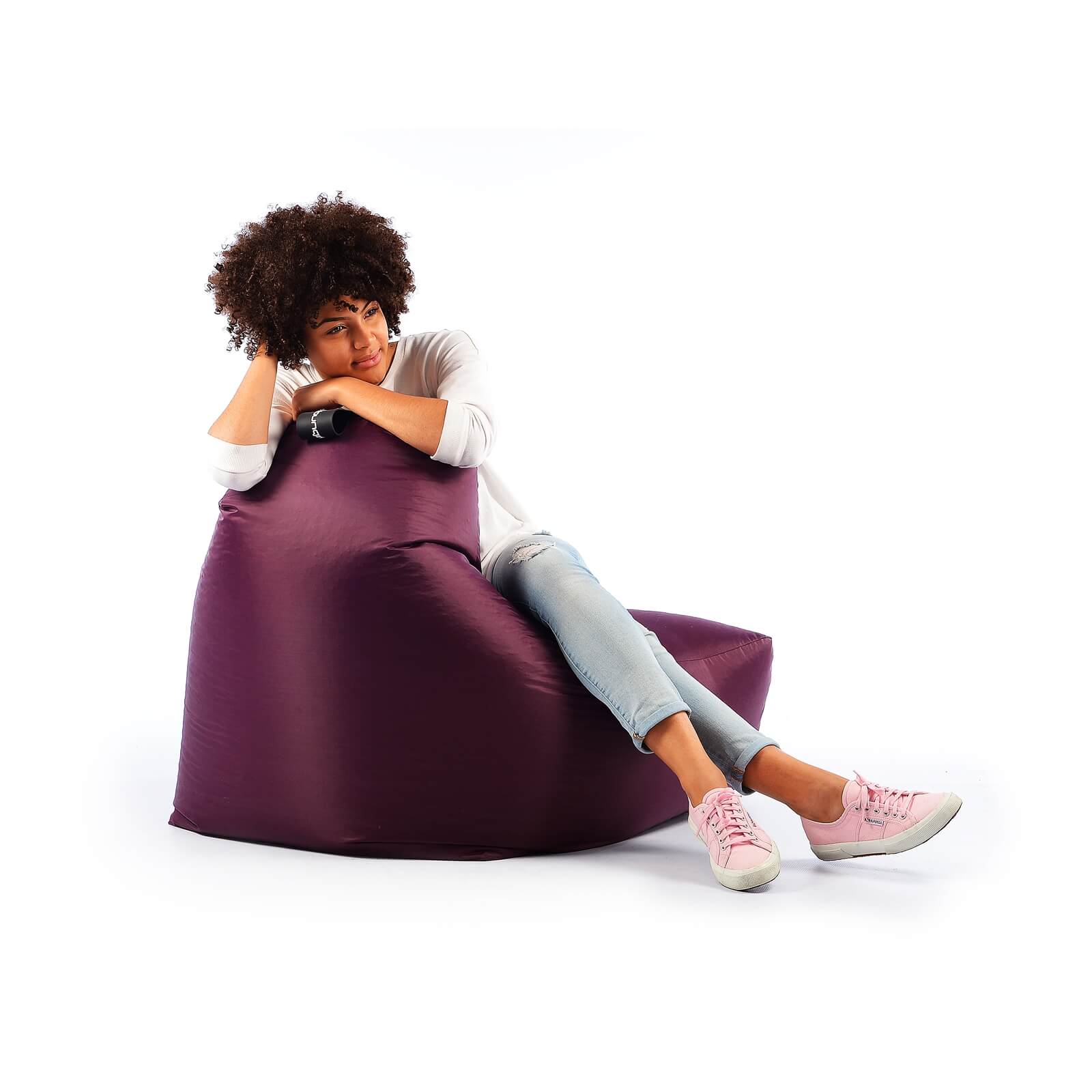 Outdoor Mighty Bean Bag - Berry