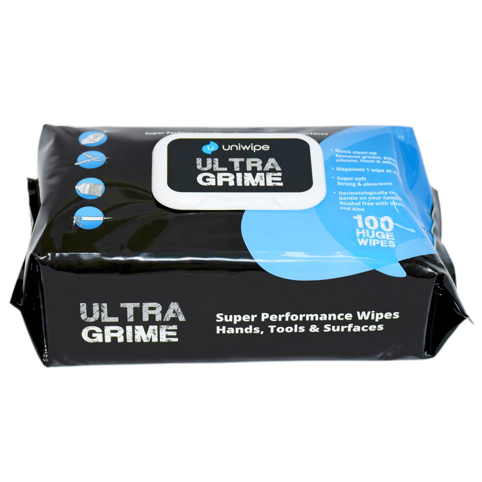 Uniwipe Ultragrime Wipes - Pack of 100