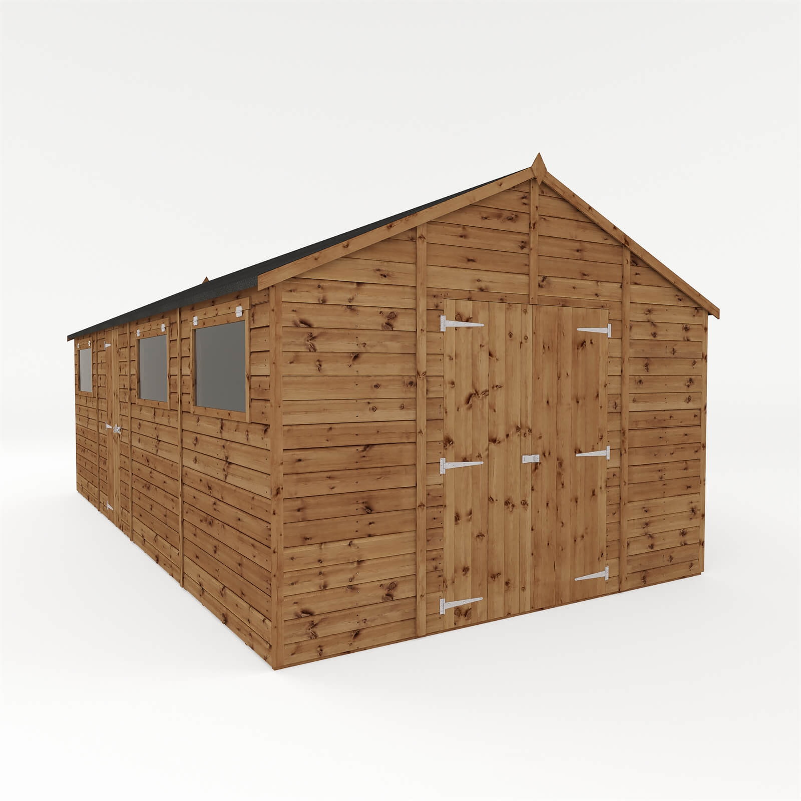 Mercia (Installation Included) Premium 20x10ft Shiplap Apex Shed