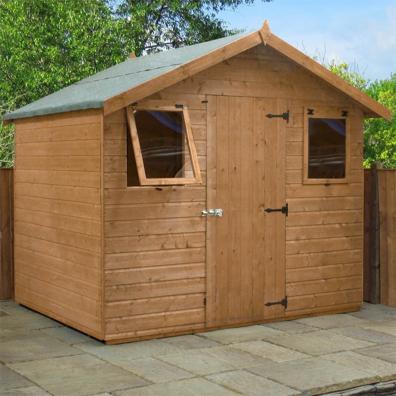Mercia (Installation Included) Premium 6x8ft Shiplap Apex Shed