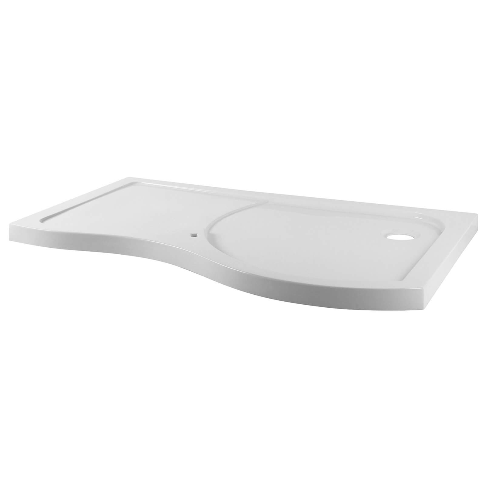 Balterley Right Hand Curved Walk-In Shower Tray