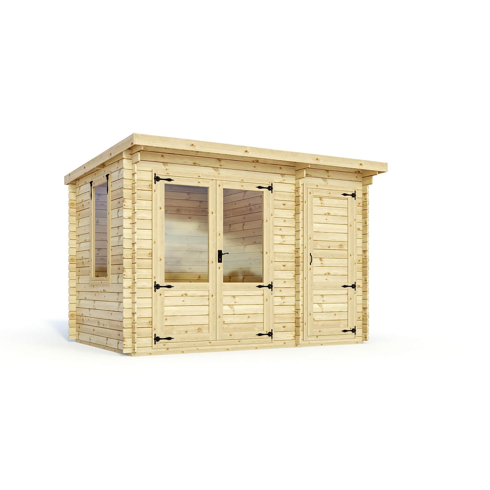 Mercia (Installation Included) 3.5x2.4m Trent 19mm Log Cabin