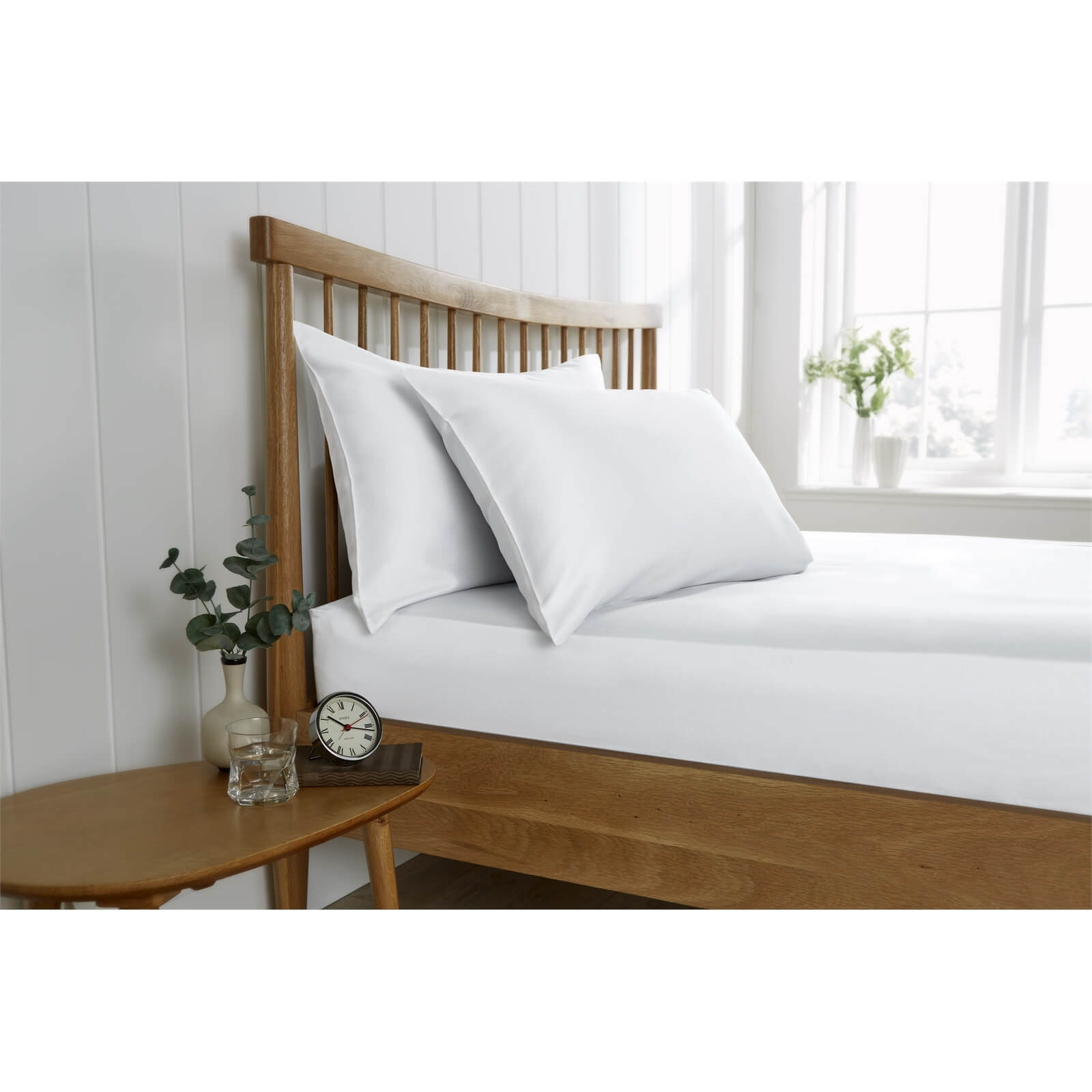 Behrens Single Fitted Sheet - White