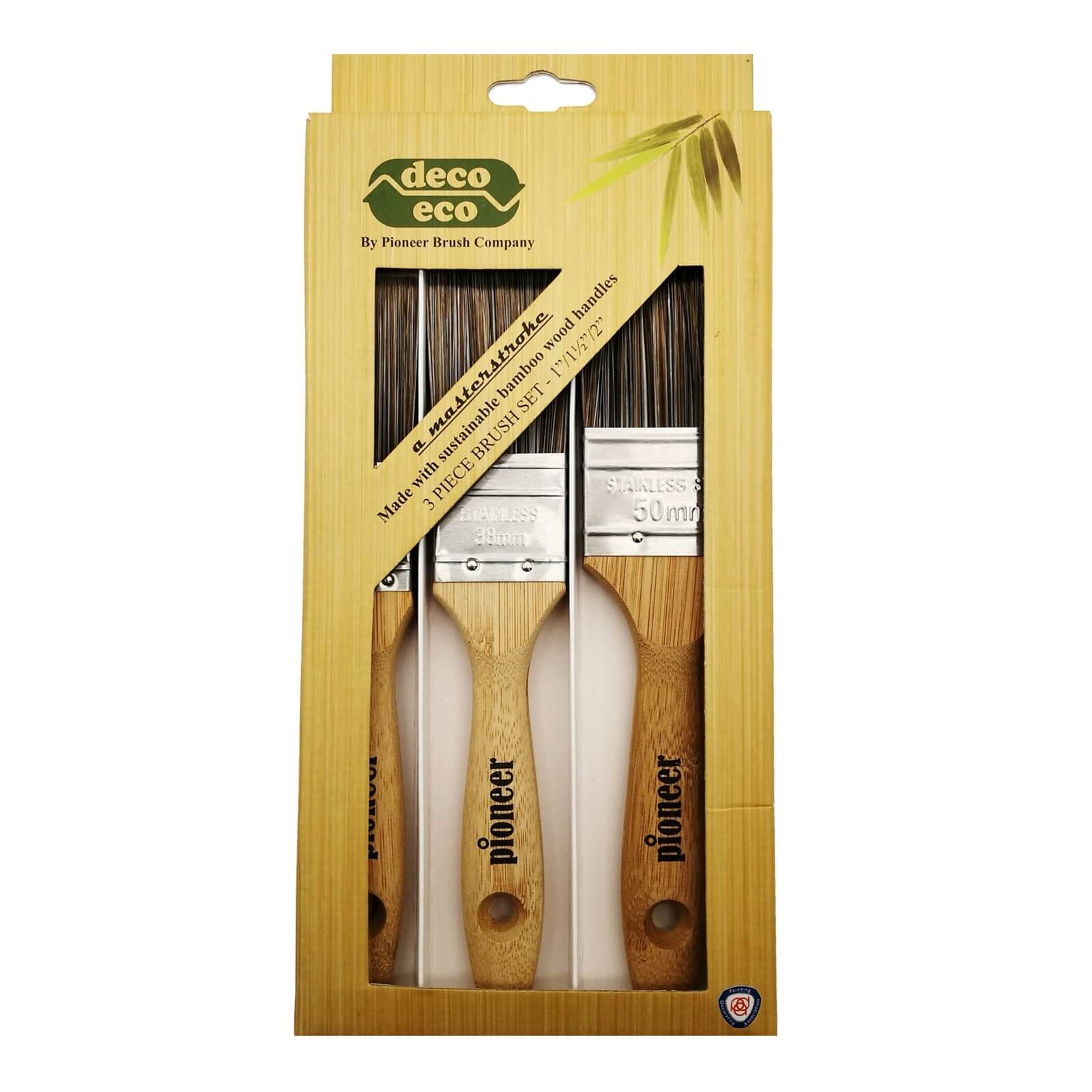 Pioneer Swift Bamboo Brush 3 Pack