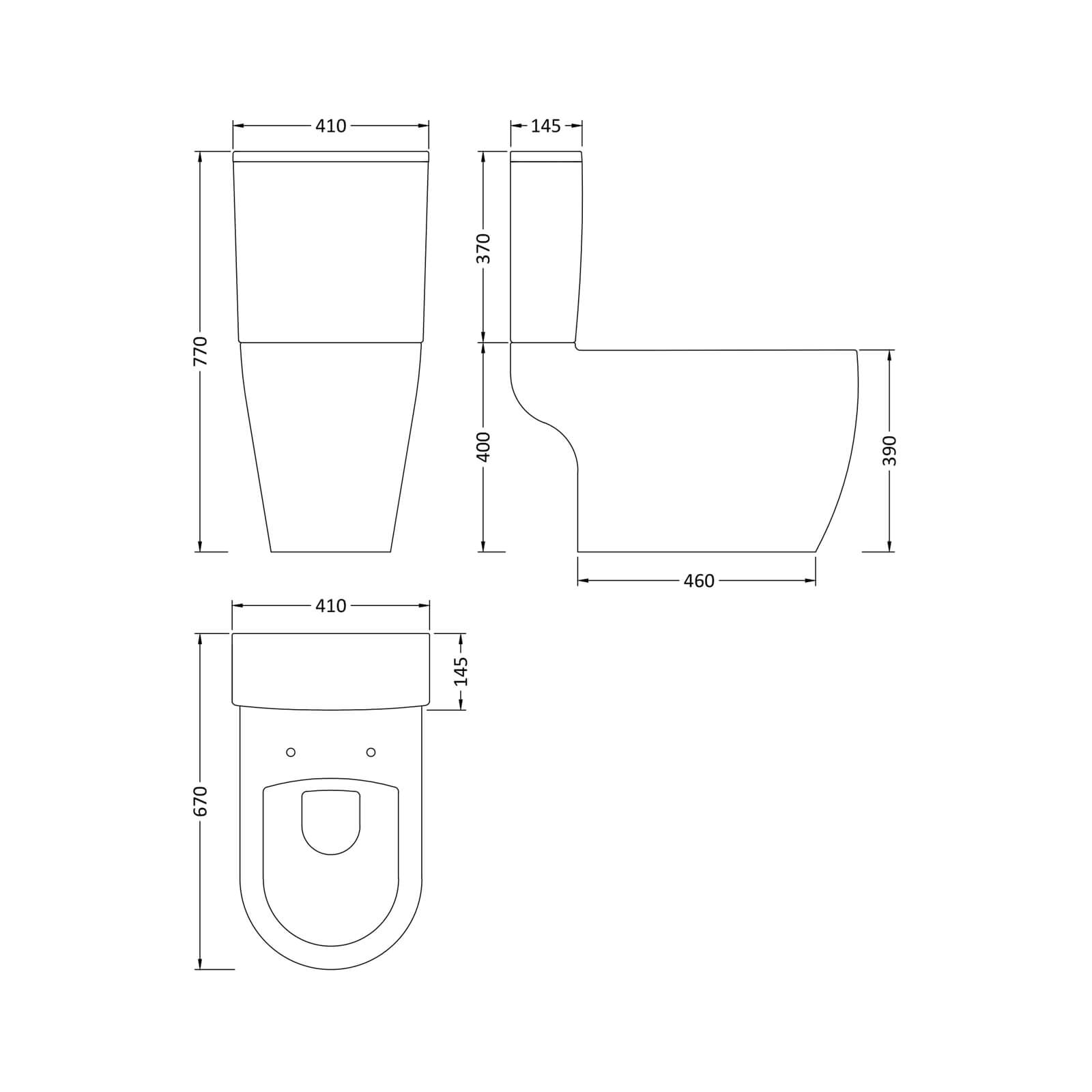 Balterley Round WC Pan, Cistern and Soft Close Toilet Seat