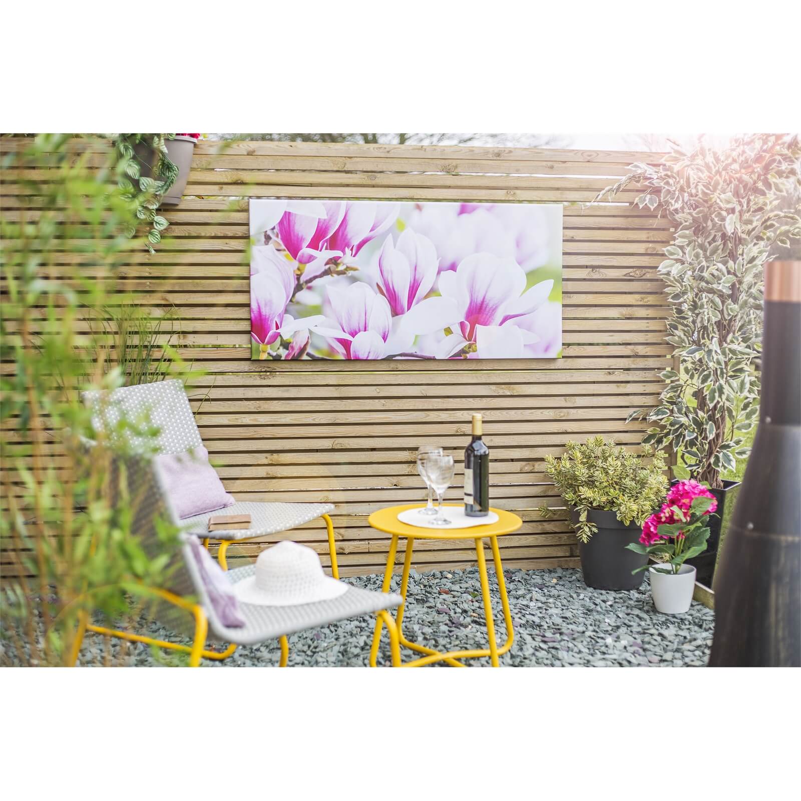 Magnolia Outdoor Canvas 59x119cm
