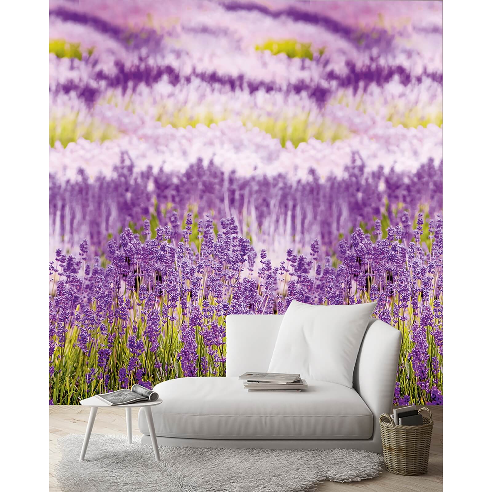 Grandeco Lavender Purple Digital Wallpaper Mural