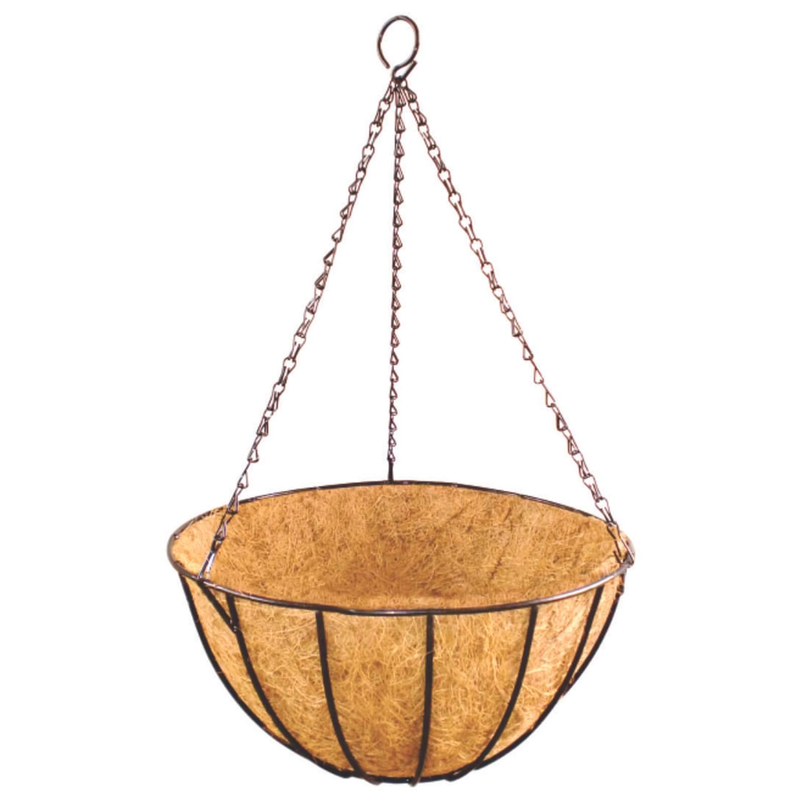 Hanging Basket With Coco Liner 35cm Homebase