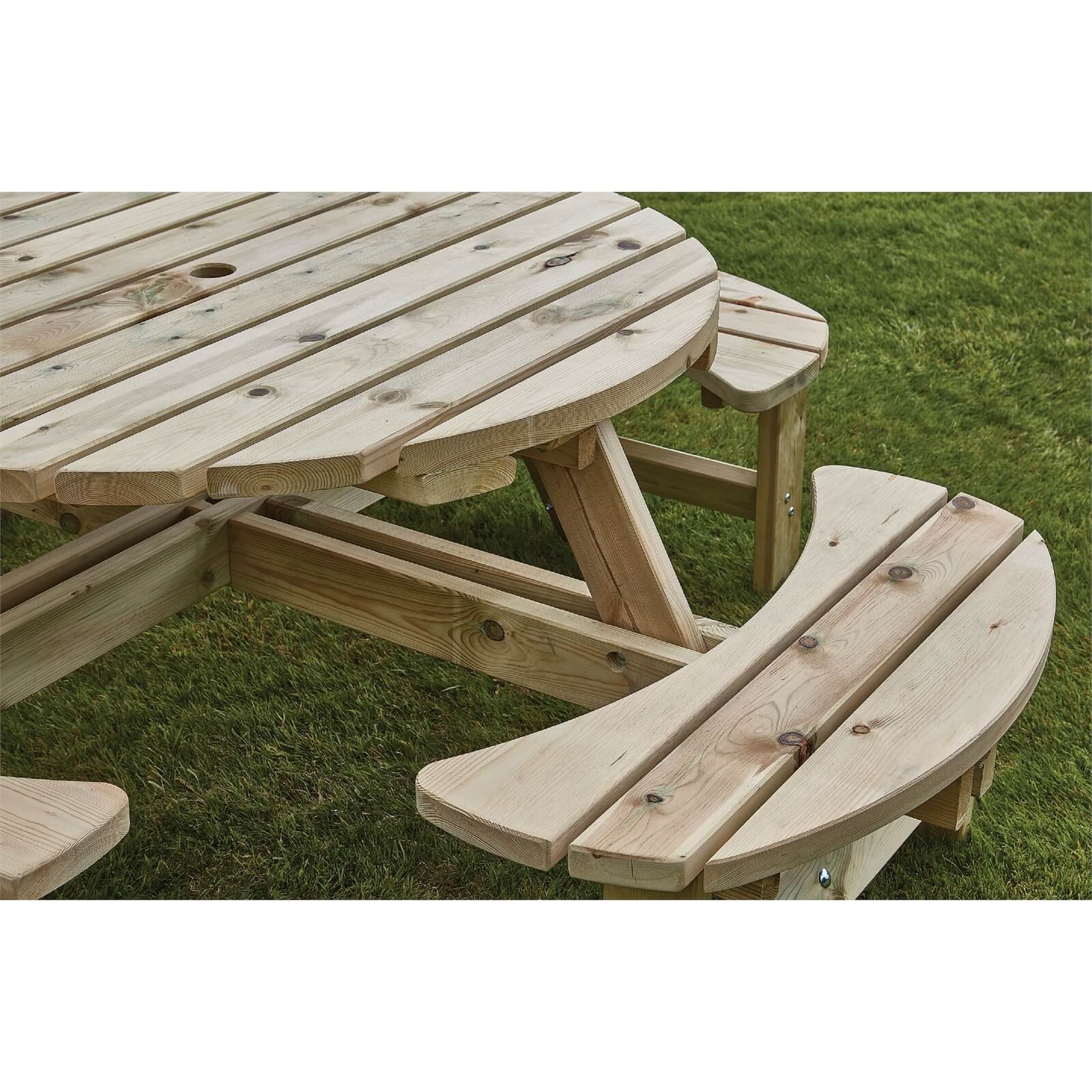 Anchor Fast FSC Milldale Round Picnic Bench