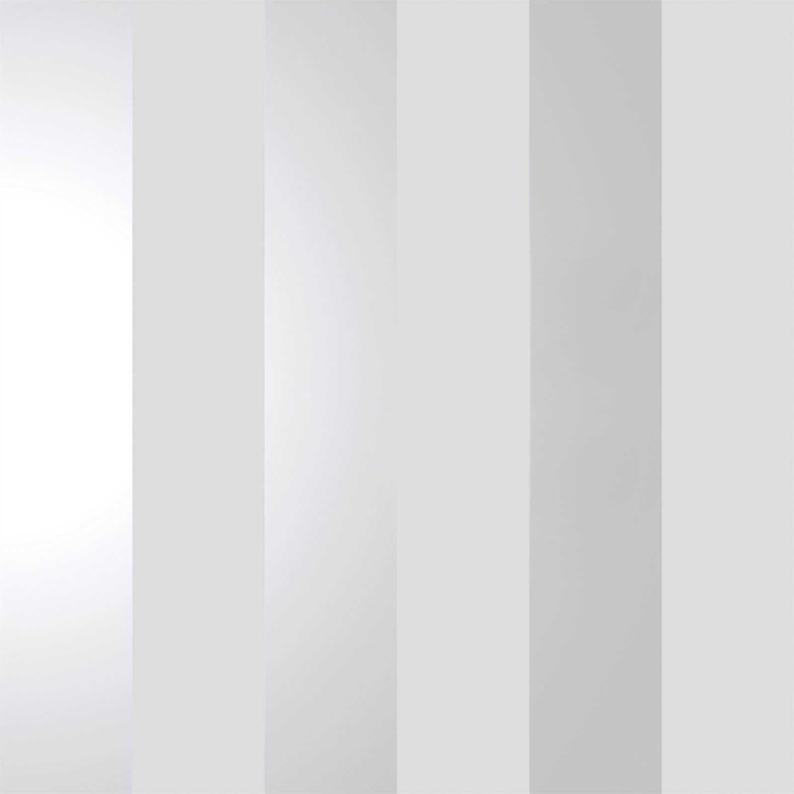 Holden Decor Dillan Stripe Smooth Metallic Grey and Silver Wallpaper