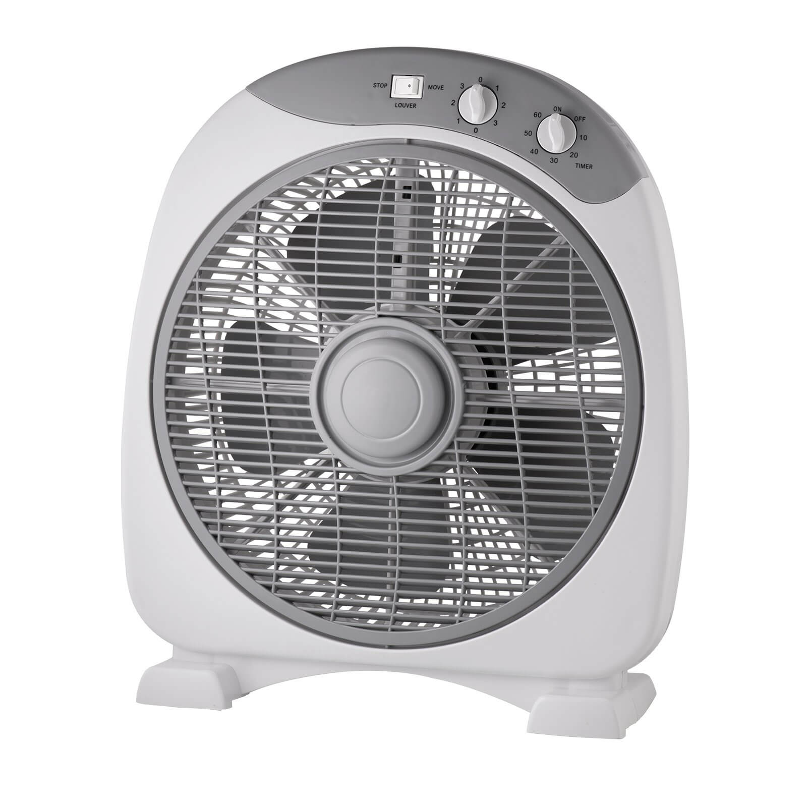 12 Inch Box Fan With Timer