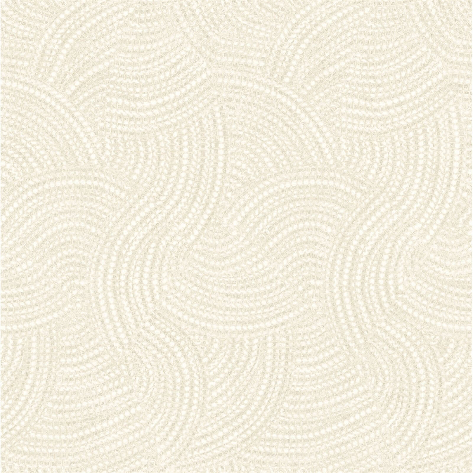 Holden Decor Pave Plain Embossed Metallic Cream and Gold Wallpaper