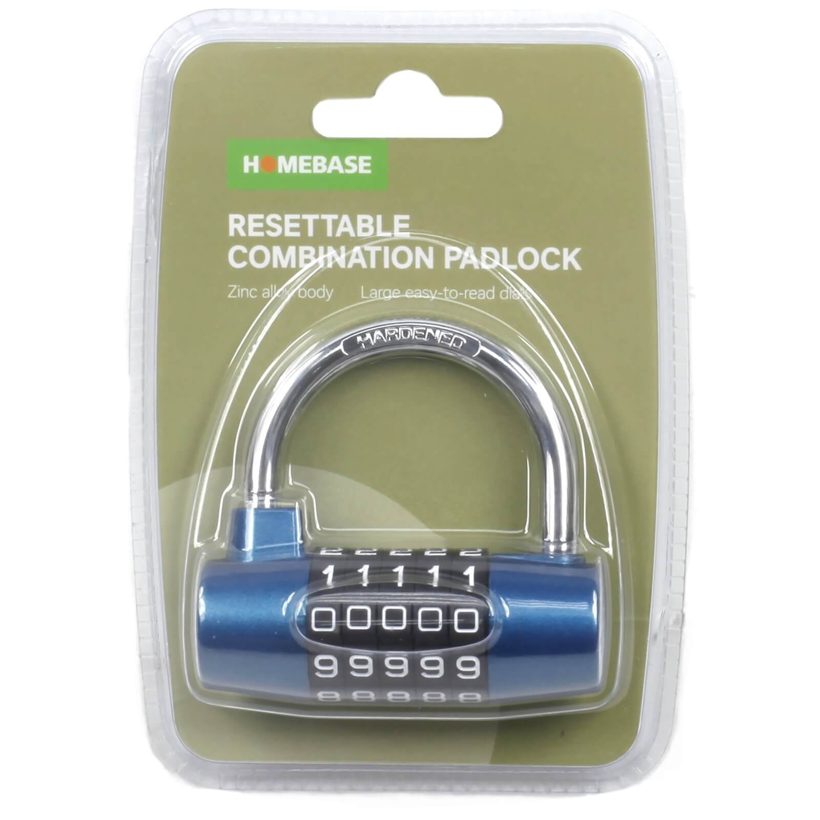 Resettable Combination Lock - Zinc Alloy