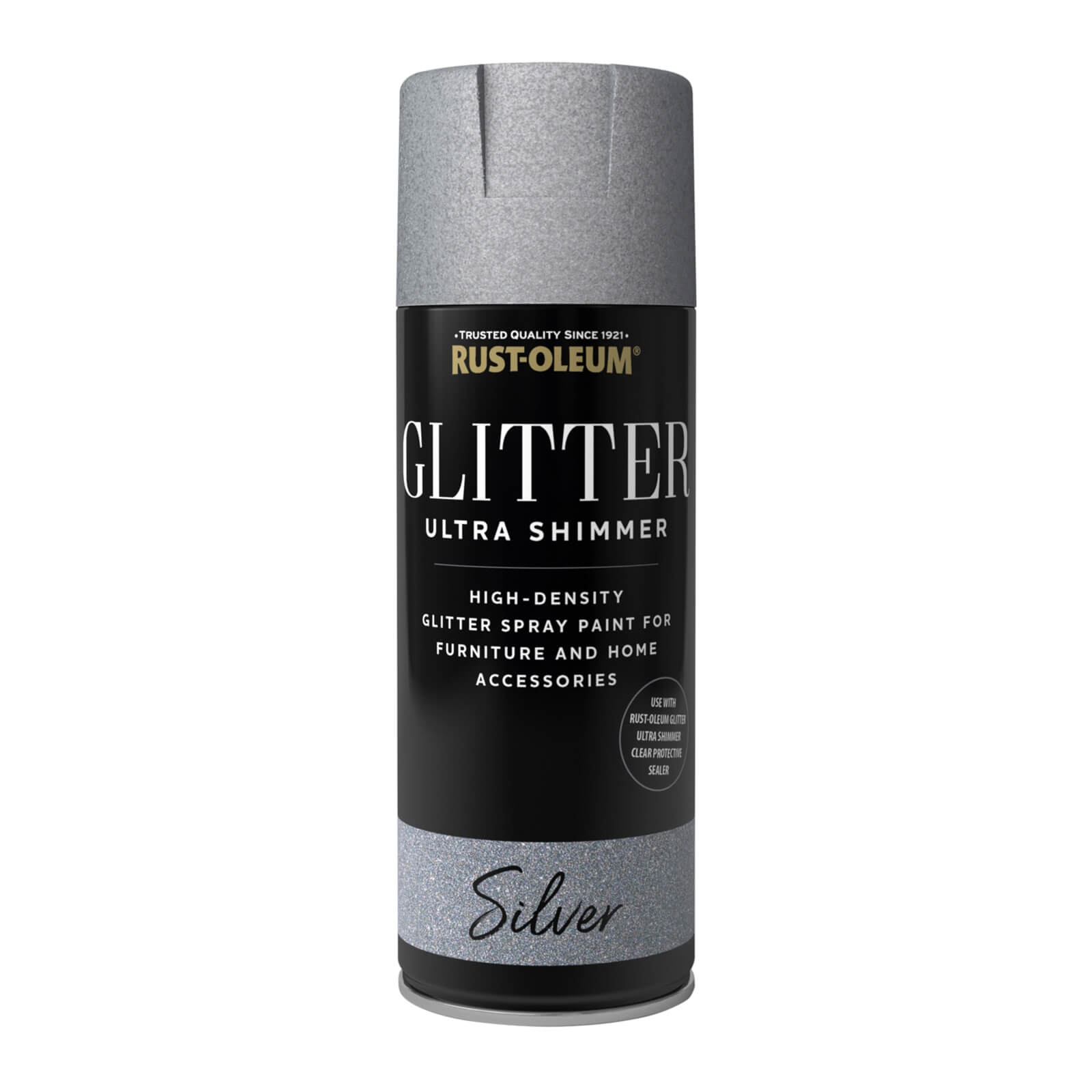Rust-Oleum Ultra Shimmer Glitter Spray Silver - 400ml