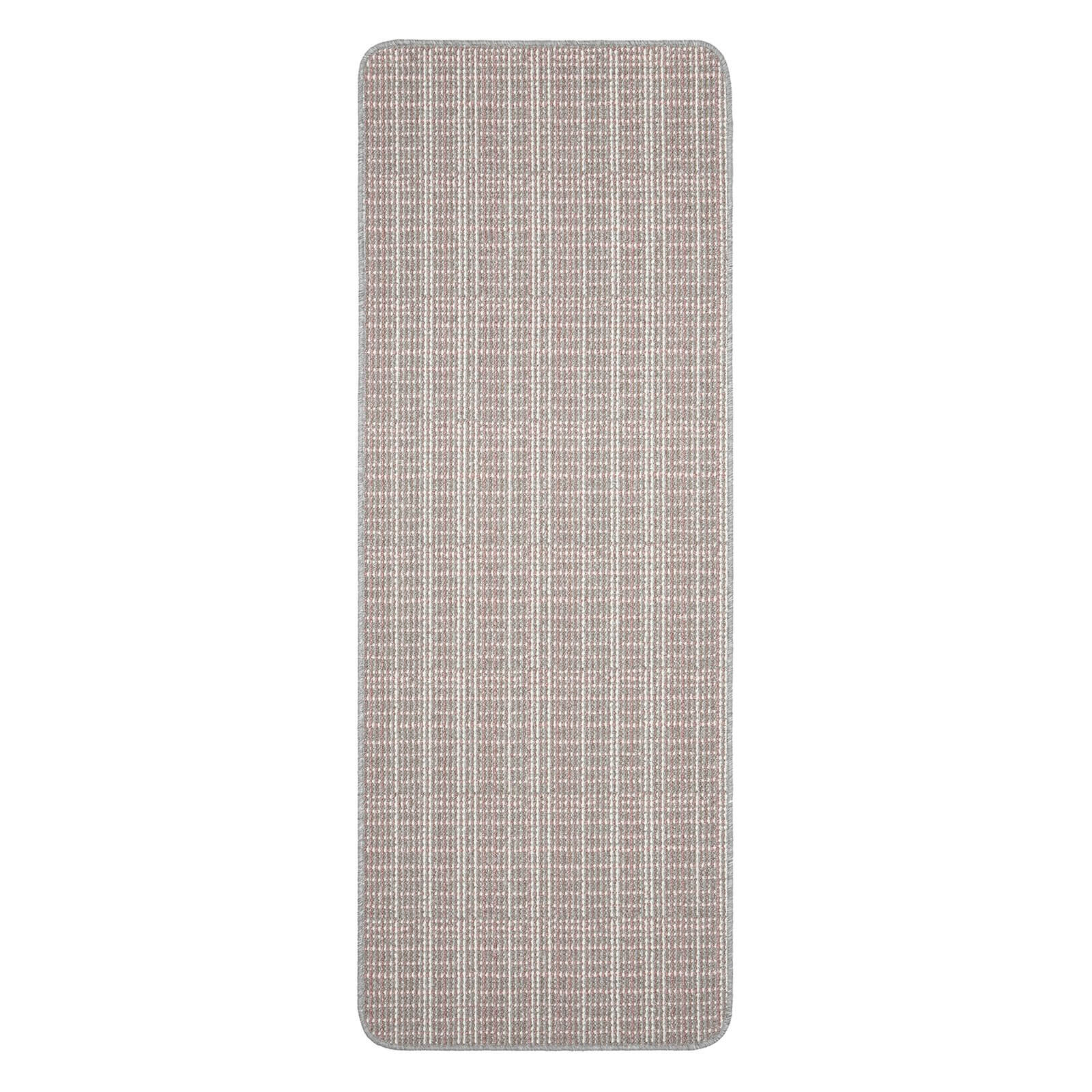 Maya Washable Runner - Grey & Pink - 67x180cm