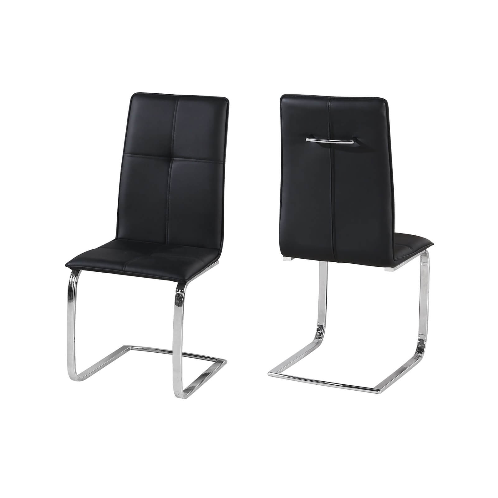 Opus Dining Chair - Set of 2 - Black