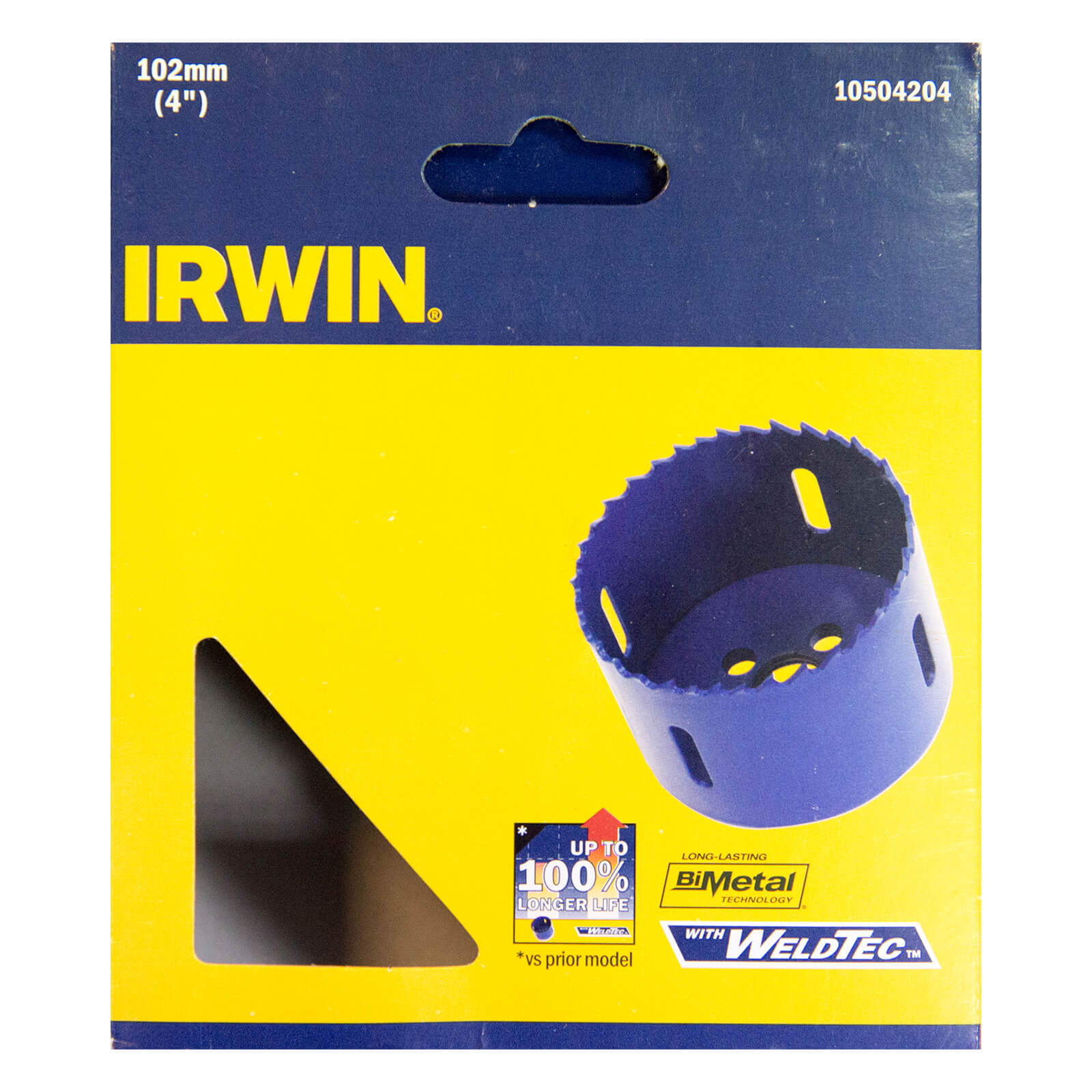 IRWIN Bi-Metal Hole Saw - 102mm