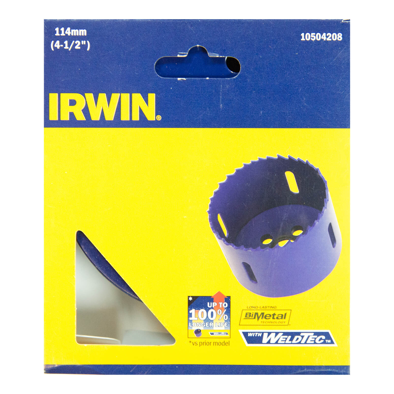 IRWIN Bi-Metal Hole Saw - 114mm