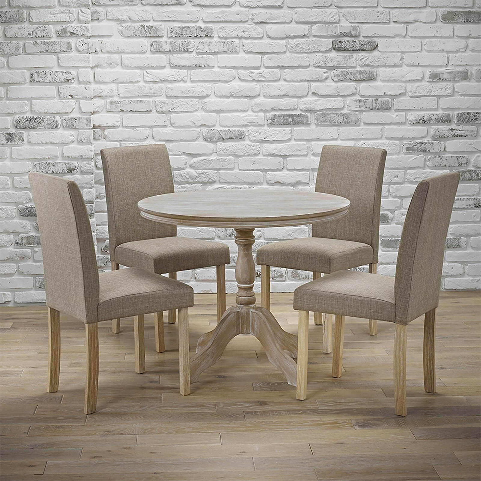 Provence 4 Seater Dining Set - Melodie Dining Chairs - Beige