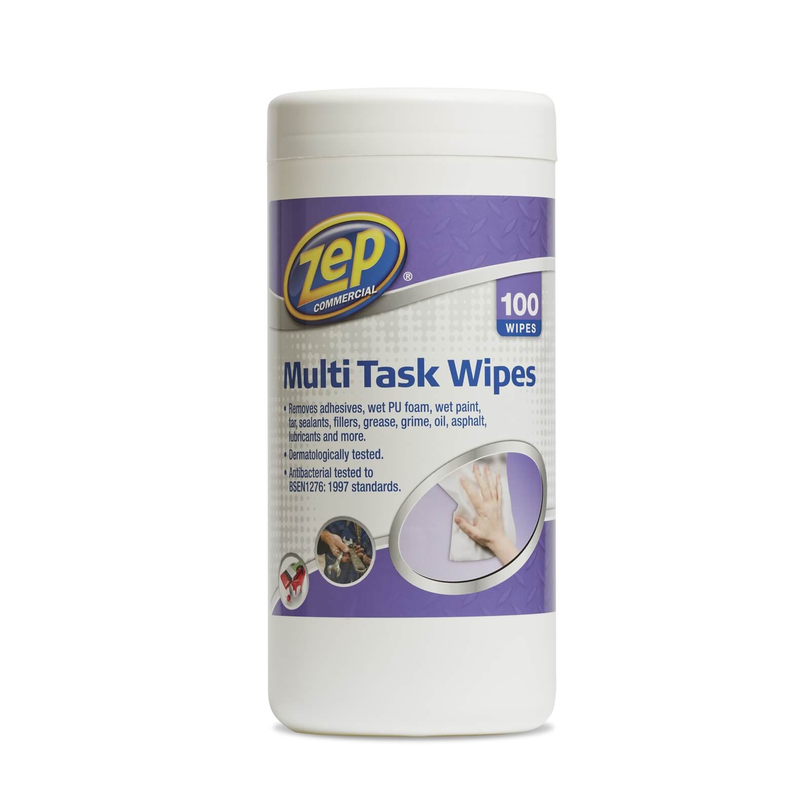 Zep Multi Task Anti Bacterial Wipes - 100 Wipes