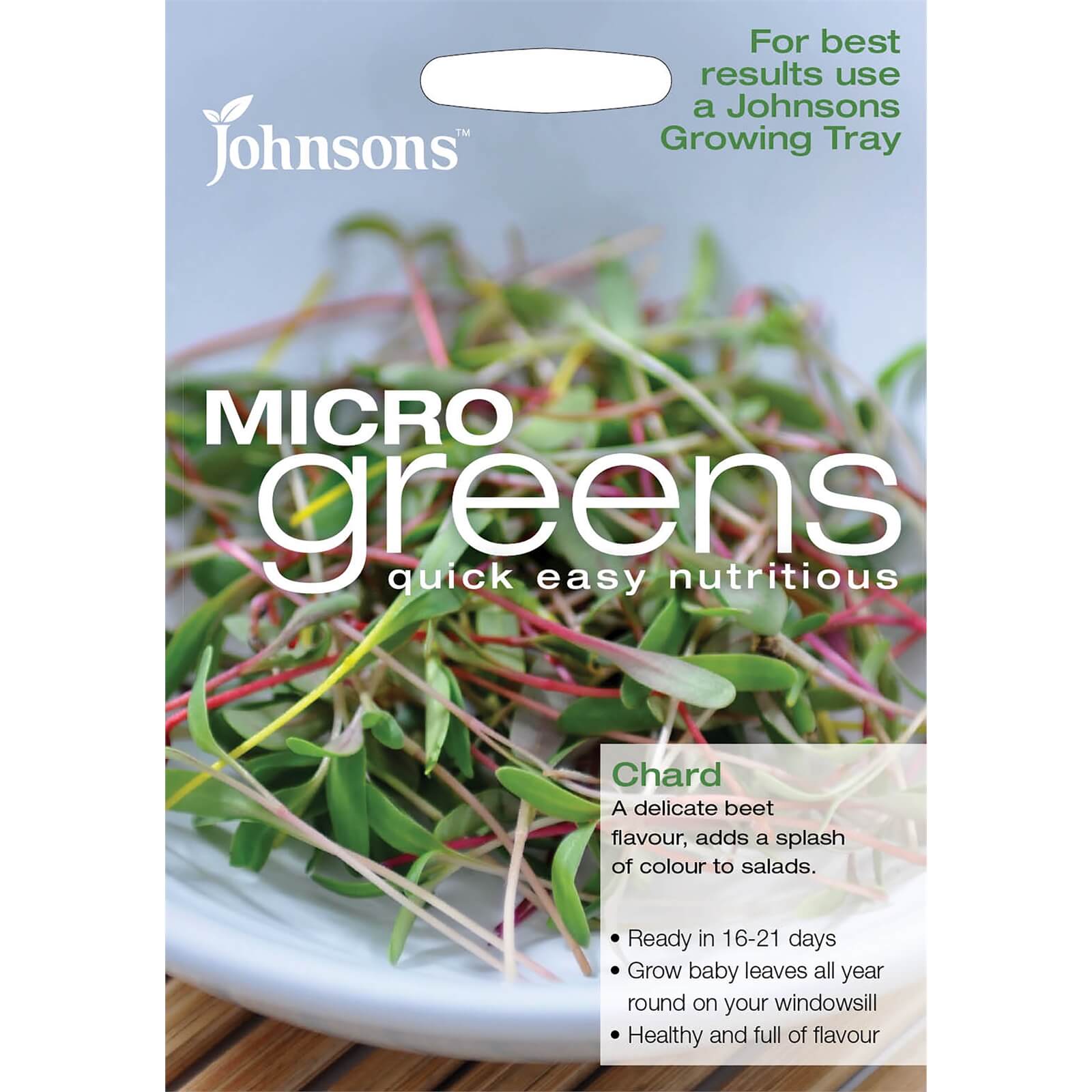 Johnsons Micro Greens Chard Seeds