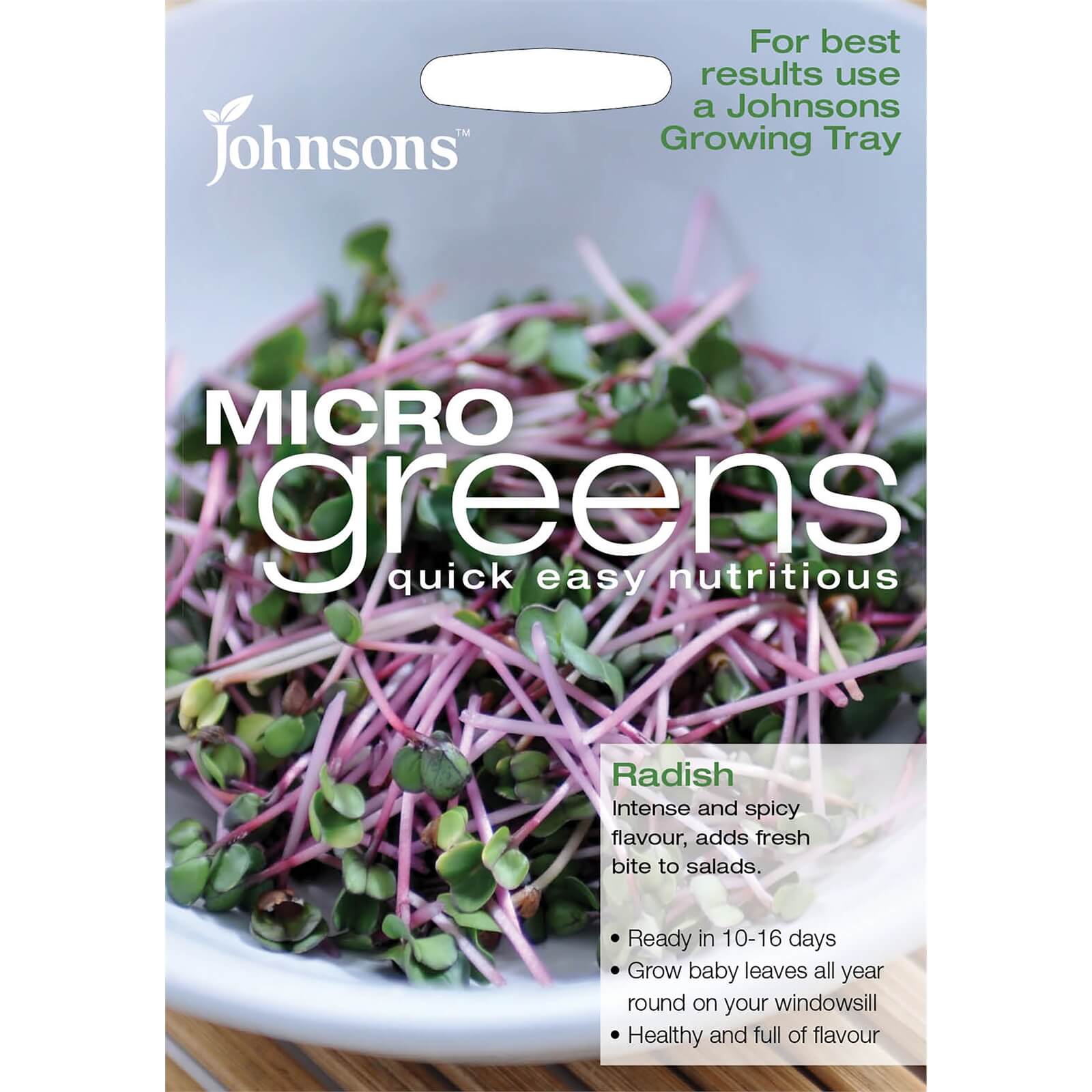 Johnsons Micro Greens Radish Seeds