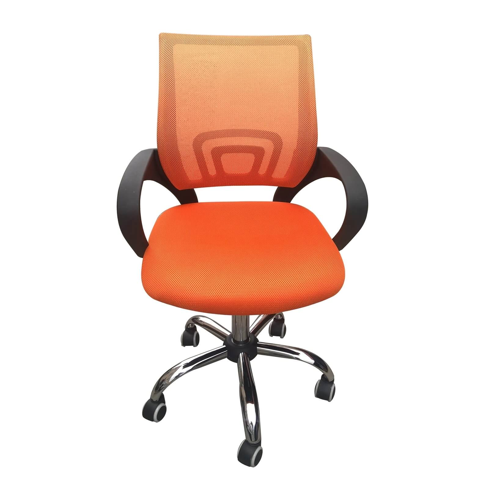 Tate Mesh Back Office Chair - Orange